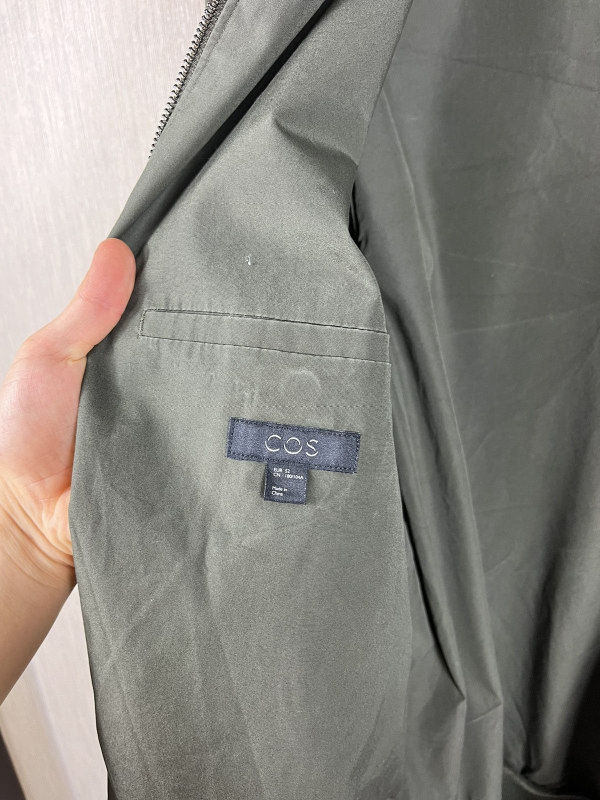 Cos × Designer COS light jacket bomber khaki y2k basic casual classic zip Size US L / EU 52-54 / 3 - 13 Thumbnail