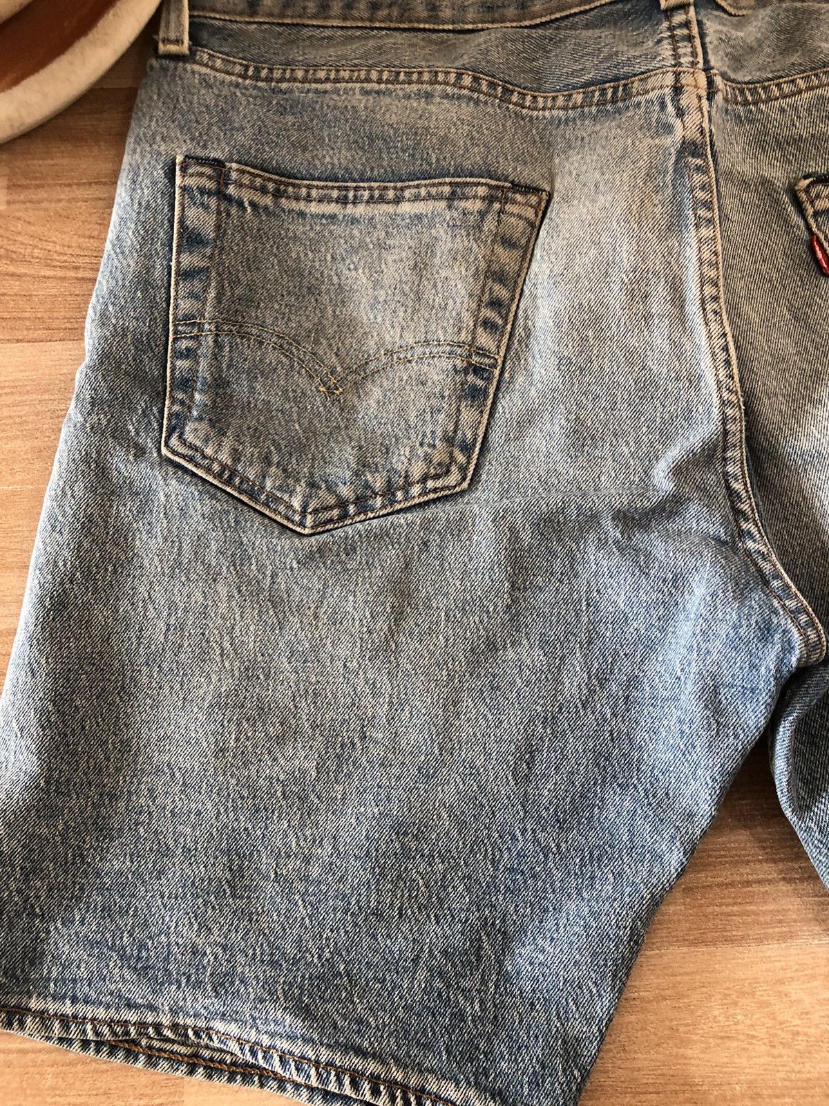 Levi's Levi’s 501 W33 Short Jeans Straight Light Blue Shorts Denim Size US 33 - 2 Thumbnail