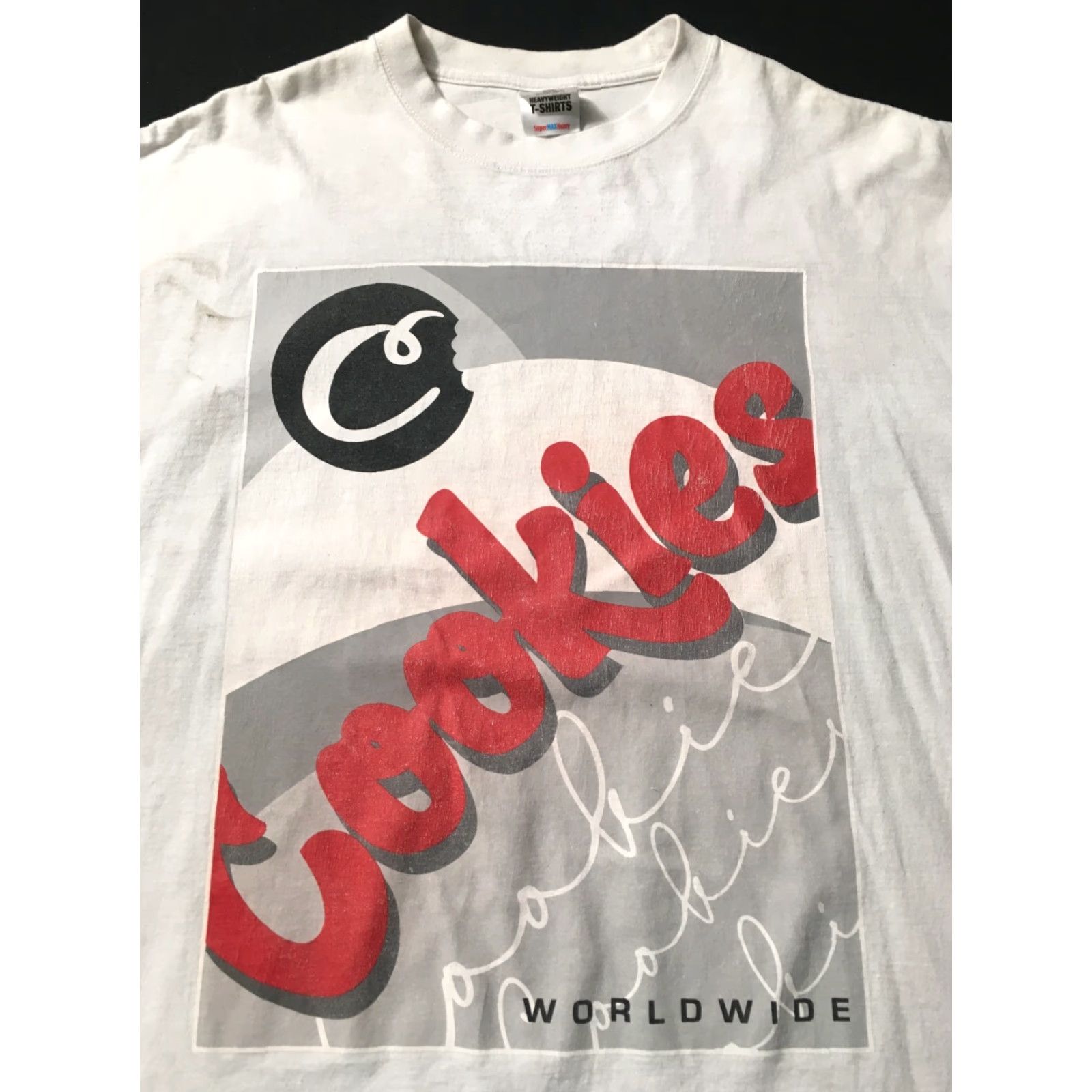 Vintage Cookies T-Shirt Men 4XL White Shirt Men 4XL White graphic stained shaka wear Cookies Worldwide T-Shirt Mens White 4XL Graphic Shaka Size US XXL / EU 58 / 5 - 2 Thumbnail