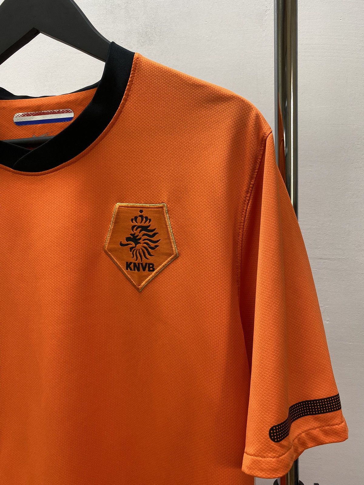 Nike NETHERLANDS TEAM 2010 2012 HOME FOOTBALL SHIRT SOCCER JERSEY Size US XL / EU 56 / 4 - 7 Thumbnail