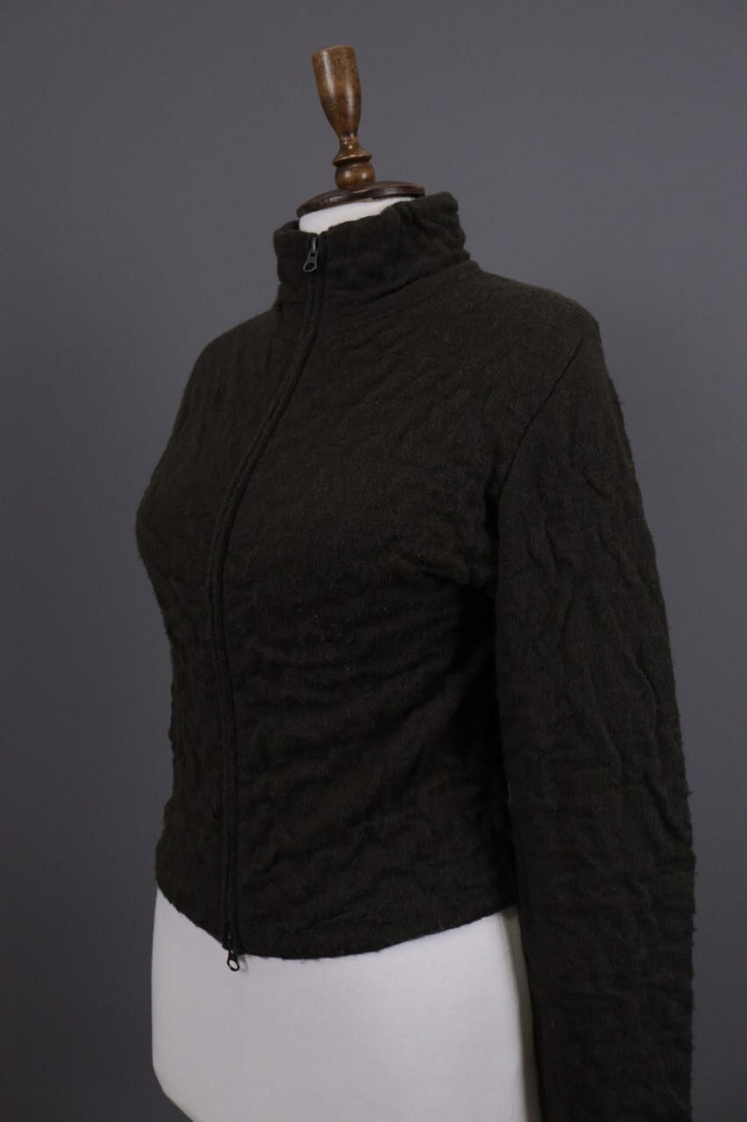 Designer Sarah Pacini Full Zip Merino Wool Baby Jacket One Size Size ONE SIZE - 7 Thumbnail