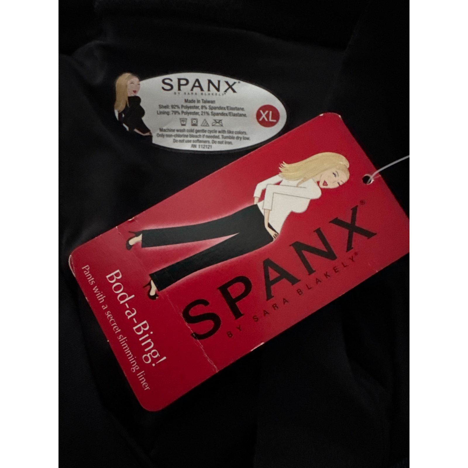 Spanx NWT Spanx Bod-a-Bing pants secret slimming liner black XL Size 36" / US 14 / IT 50 - 5 Thumbnail