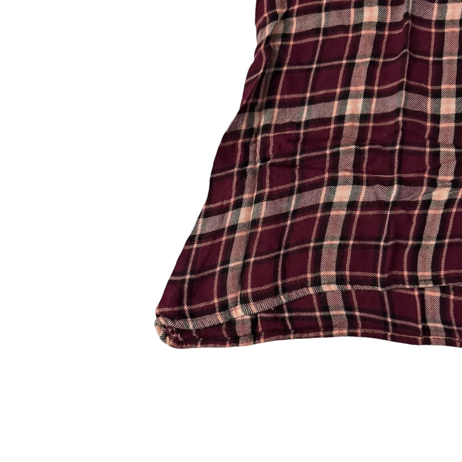 Other Self Esteem Women’s Lightweight Red Plaid Flannel Shirt XL Size XL / US 12-14 / IT 48-50 - 4 Thumbnail