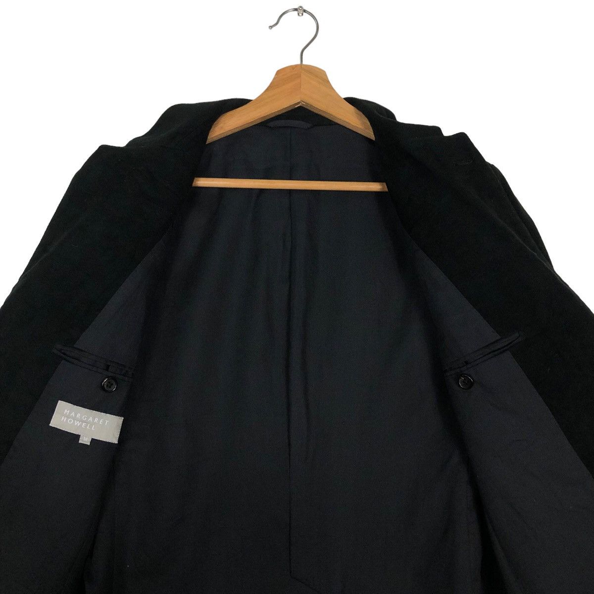 Margaret Howell 🔥Rich Black Vtg Chore Work Jacket Margaret Howell Japan Size US M / EU 48-50 / 2 - 12 Thumbnail