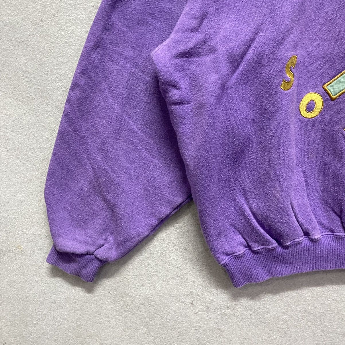 Japanese Brand Sona Time Japanese Graphic Sweatshirt – Purple Abstract Size US M / EU 48-50 / 2 - 5 Thumbnail