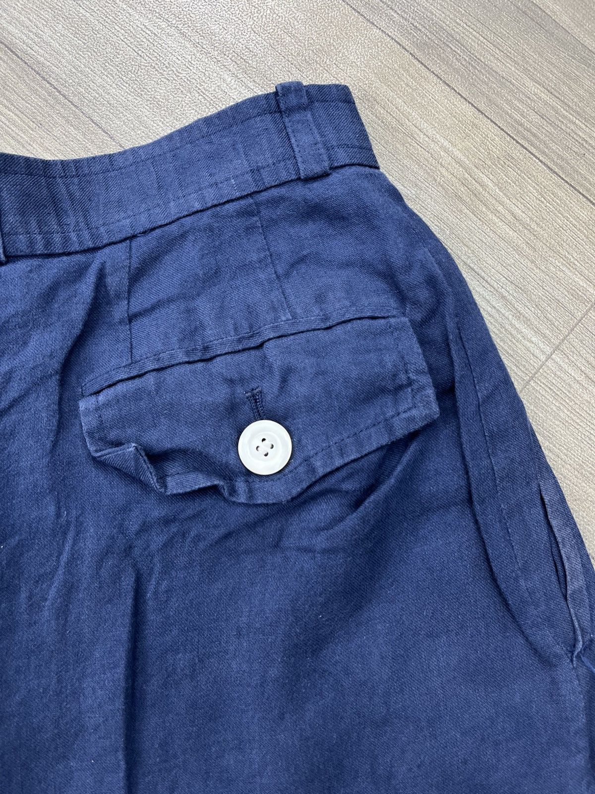 Givenchy Vintage Live Givenchy Cotton Blue Short Pants Size US 27 - 9 Thumbnail