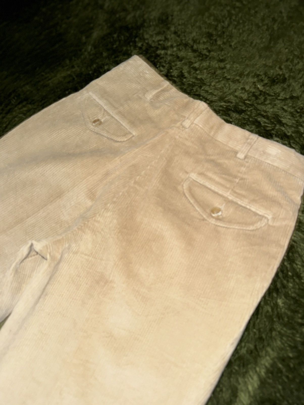 L.L. Bean [M] 90s L.L.Bean Made in USA Corduroy Two-Tuck Trousers Size US 30 / EU 46 - 8 Thumbnail