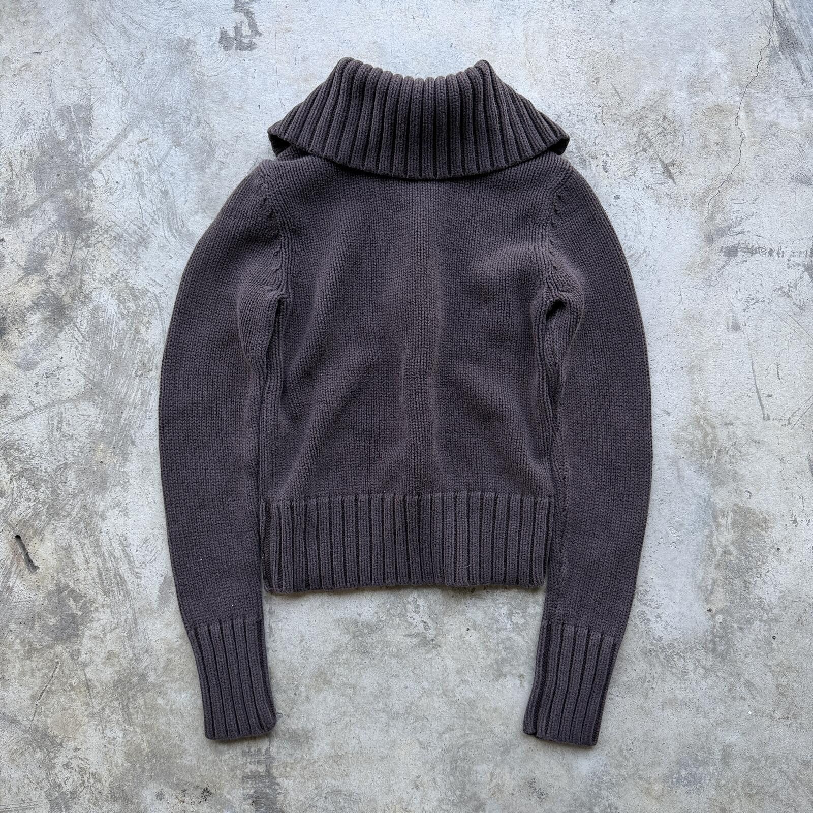 Polo Ralph Lauren VTG 90s Polo Ralph Lauren Jeans Knit Quarter 1/4 Zip Sweater Size S / US 4 / IT 40 - 5 Thumbnail