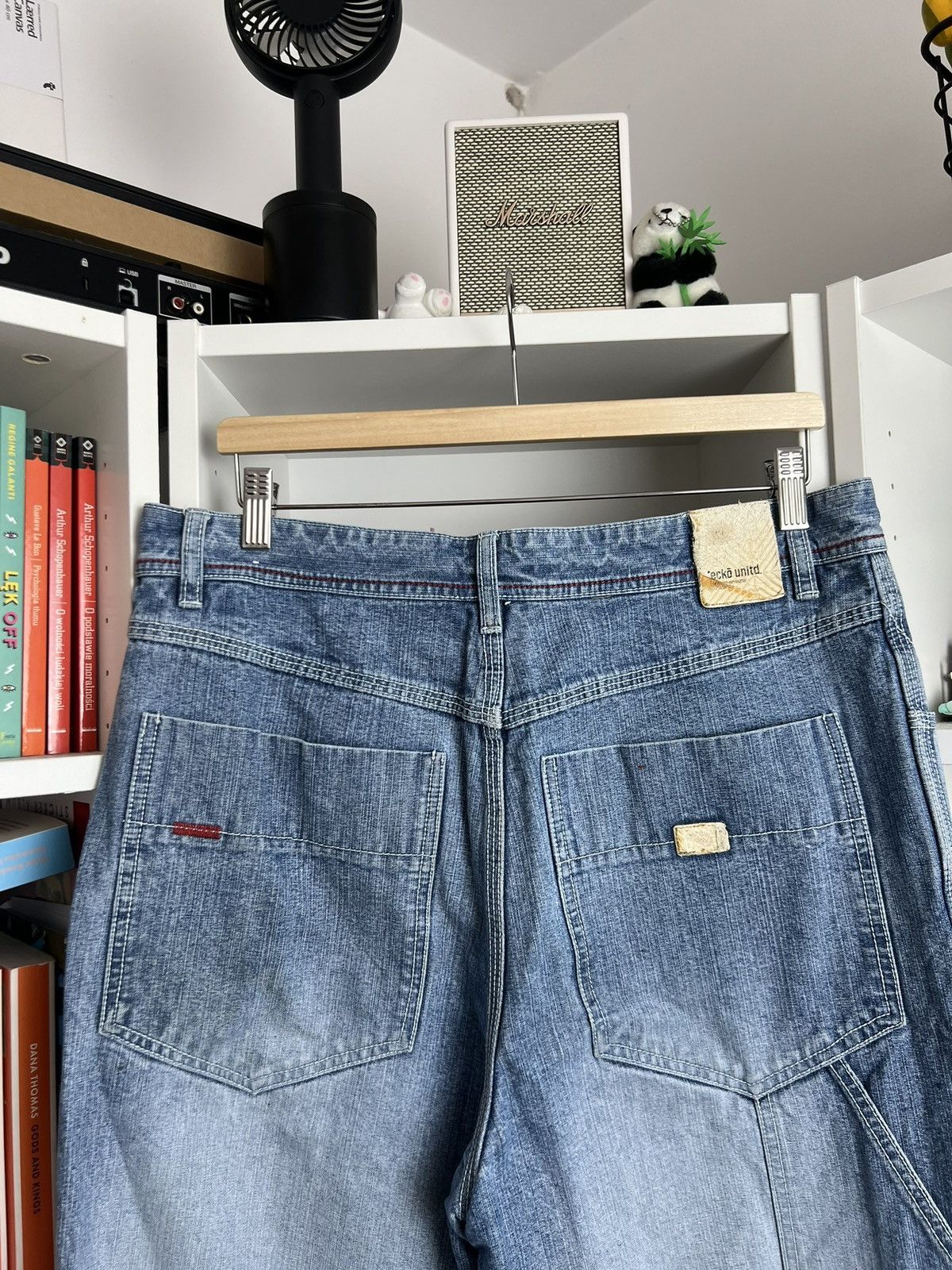 Ecko Unltd. × Vintage VIntage y2k Ecko UNLTD baggy wide leg denim carpenter pants Size US 32 / EU 48 - 5 Thumbnail