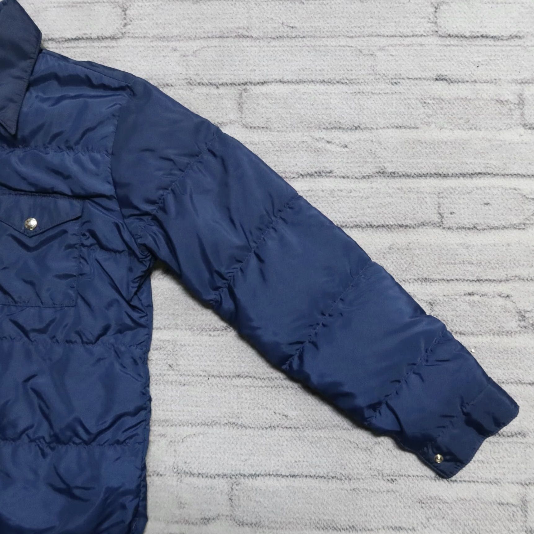 The North Face VINTAGE The North Face Jacket Shirt Quilted Puffer Western Navy S Mens Brown Label Rare Vintage North Face Quilted Puffer Western Jacket Shirt Size US S / EU 44-46 / 1 - 5 Thumbnail