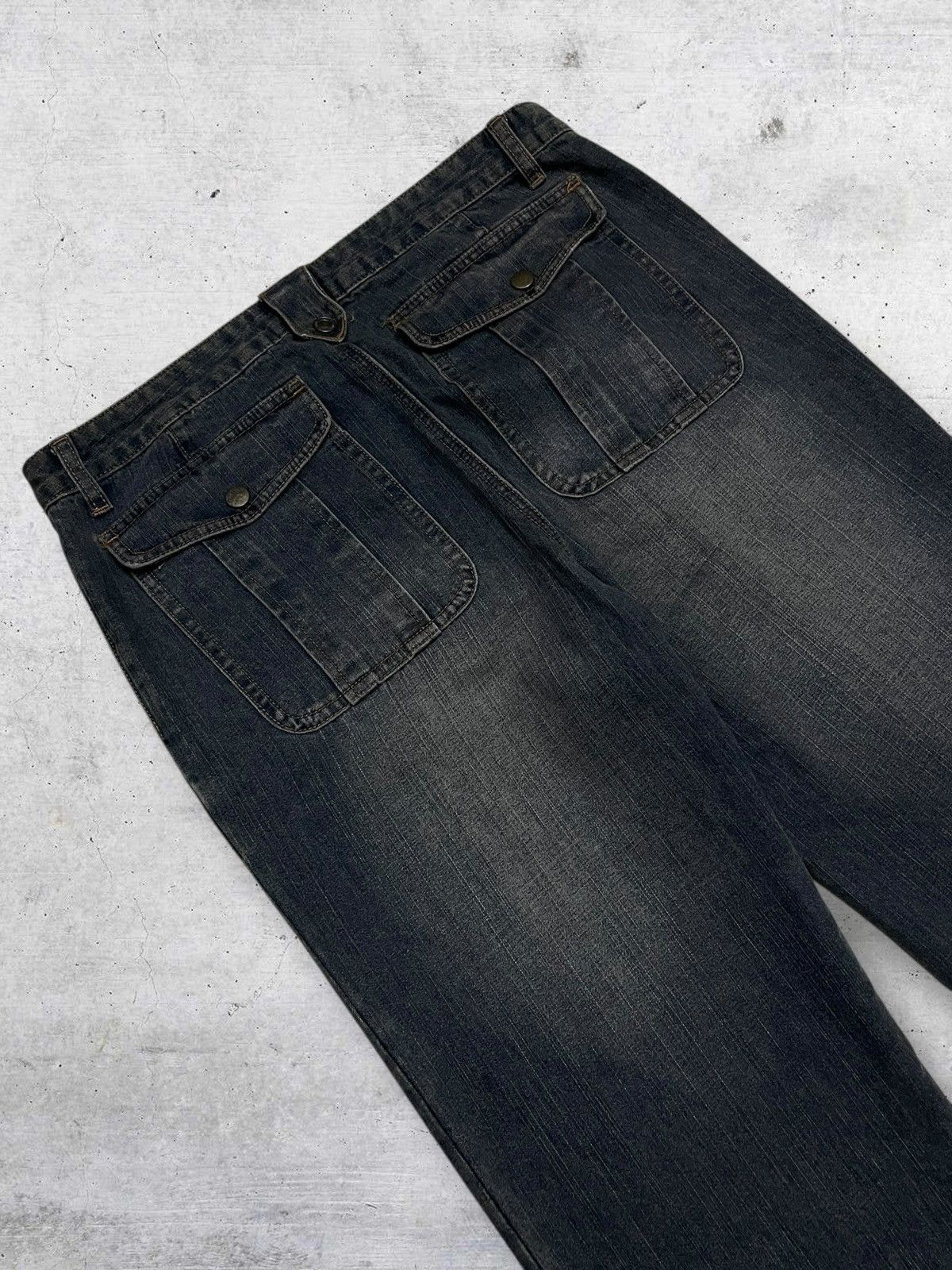 Japanese Brand VINTAGE 90S JAPANESEBRAND PARACHUTE POCKET TACTICAL DENIM Size US 32 / EU 48 - 10 Thumbnail