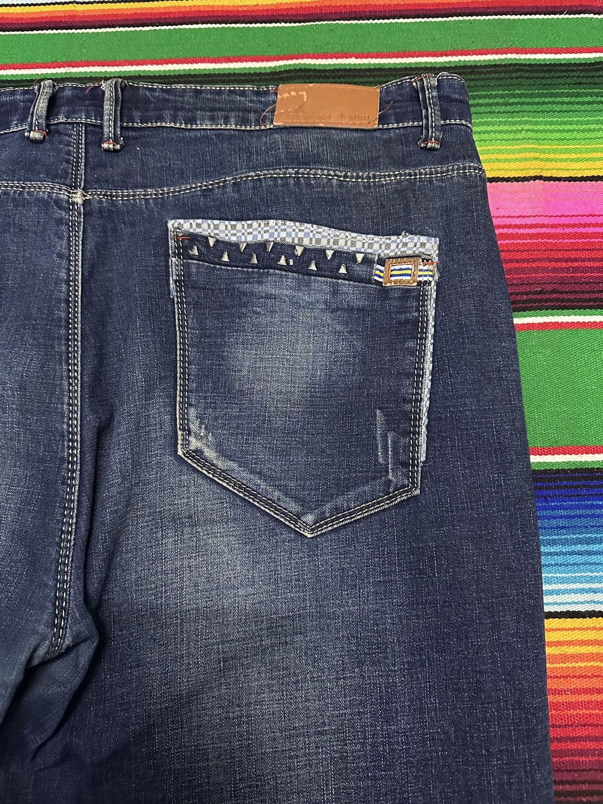 If Six Was Nine American Denim Rare Sz 42 inch 💥💥 Size US 42 / EU 58 - 5 Thumbnail