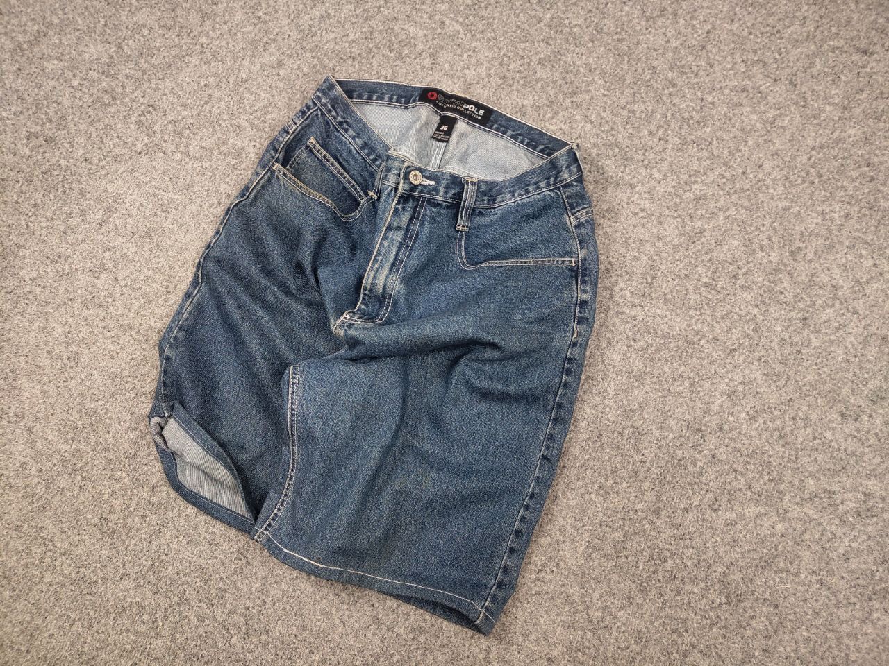 Southpole Vintage Southpole baggy Blue denim Shorts Y2k Style Rap Size US 36 / EU 52 - 3 Thumbnail