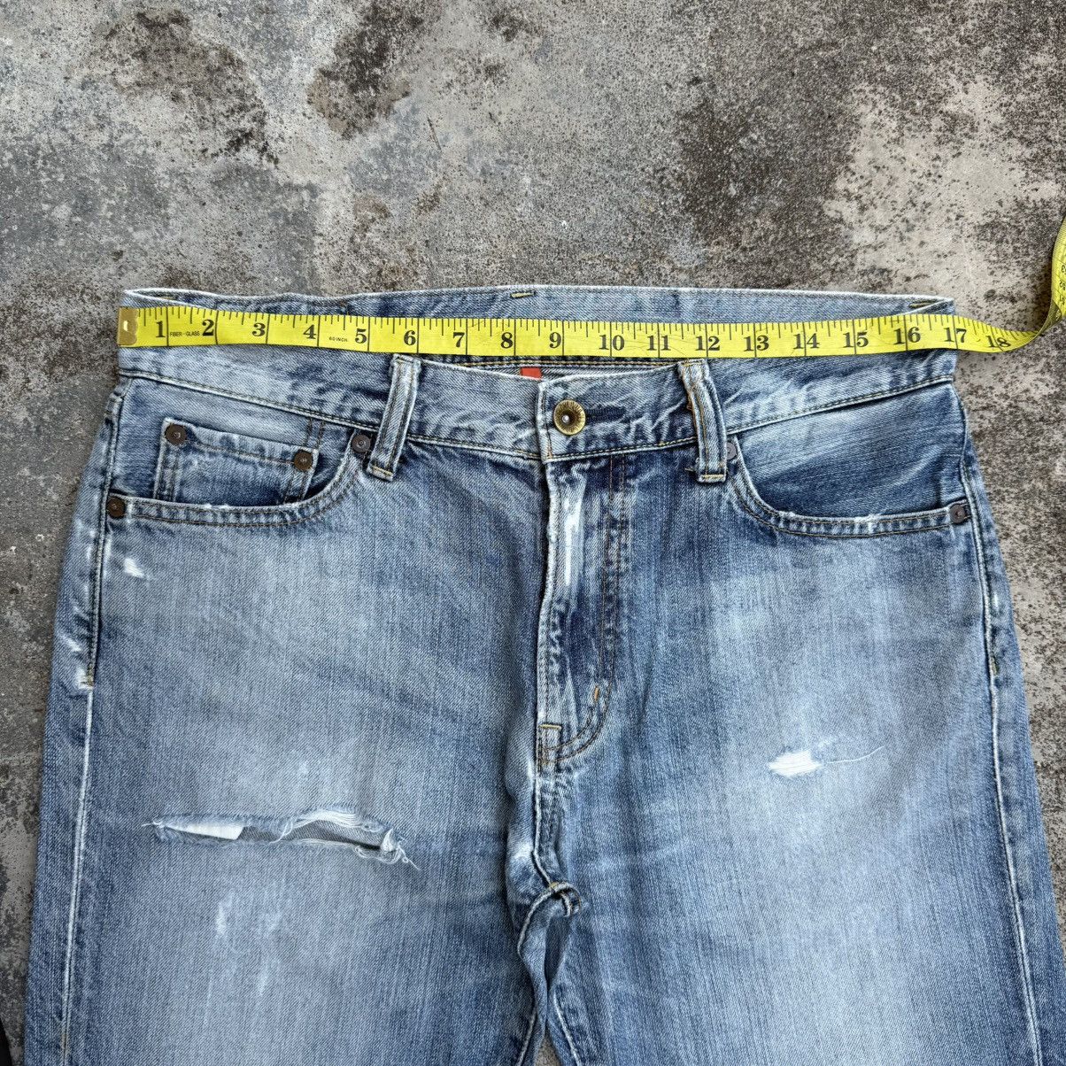 Japanese Brand VINTAGE JAPANESE FADED RIPPED DENIM JEAN PANTS Size US 34 / EU 50 - 6 Thumbnail