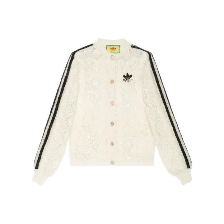 Gucci Gucci SS22 Striped Detail Knitted Cardigan-2507 Size L / US 10 / IT 46 - 1 Thumbnail