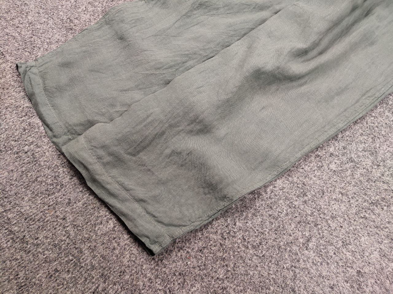 OSKA Oska Germany Design Linen pistachio color Light Baggy Pants Size 32" / US 10 / IT 46 - 5 Thumbnail