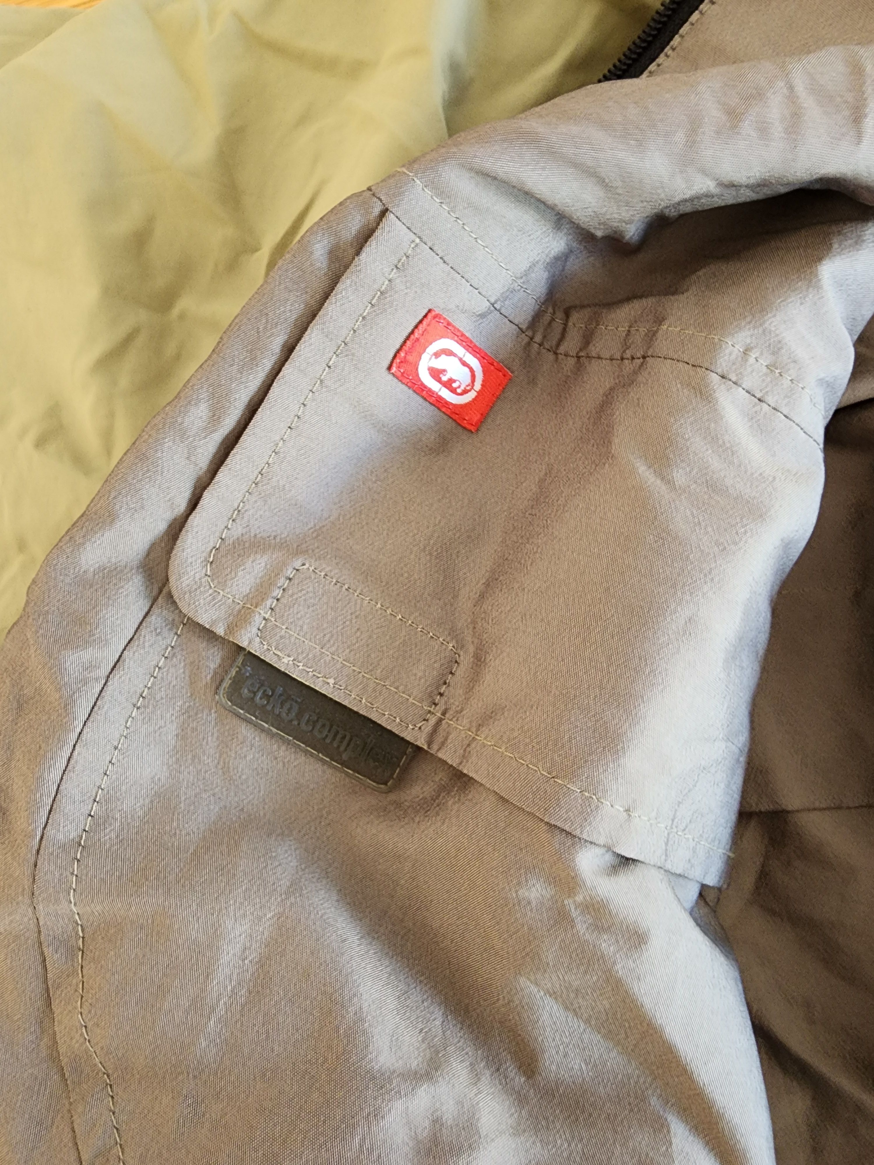 Ecko Unltd. Vintage Ecko Khaki Nylon Jacket Size US L / EU 52-54 / 3 - 16 Thumbnail