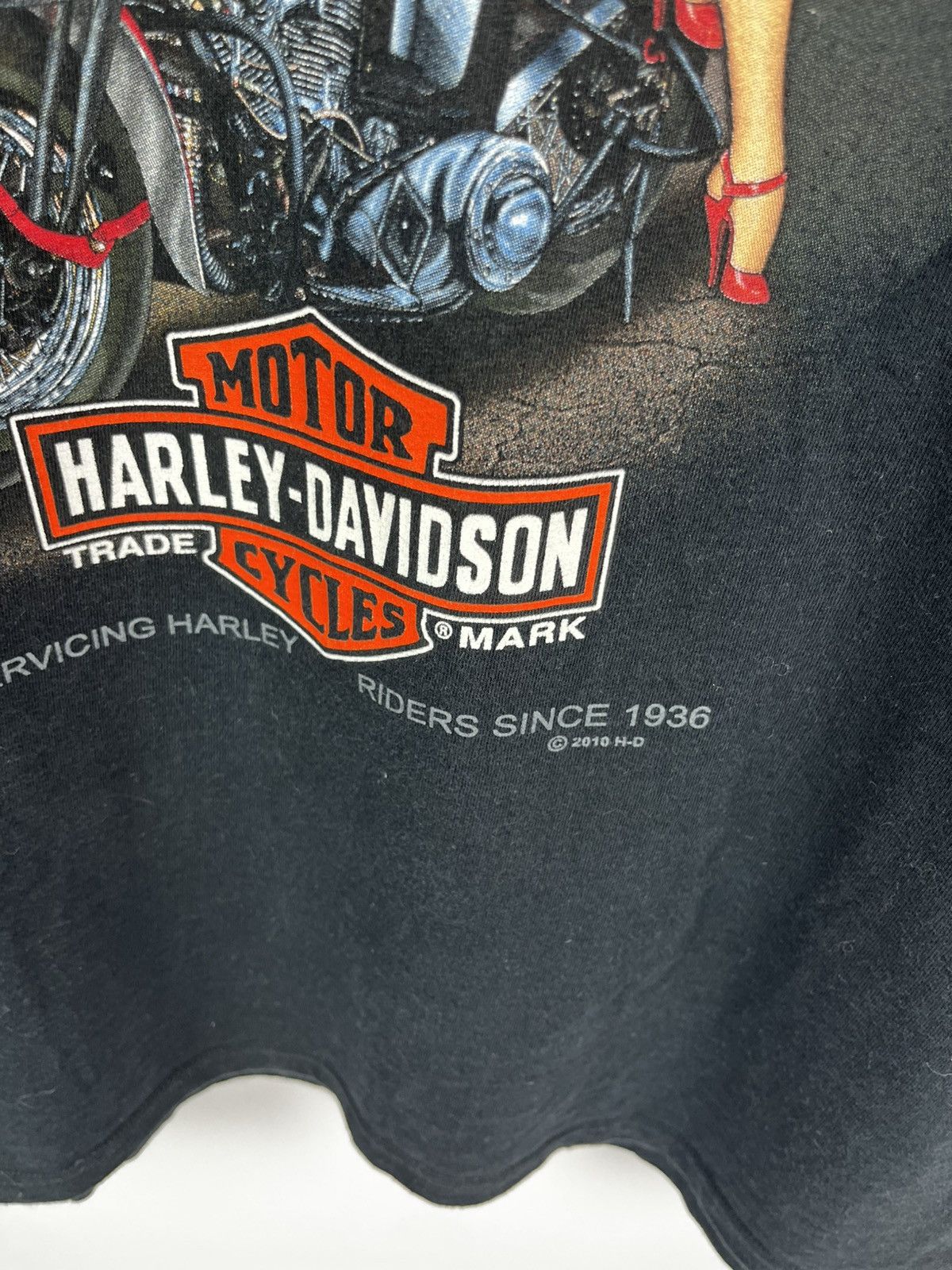 Harley Davidson Harley Davidson T-Shirt Knucklehead Garage Men's XL Size US XL / EU 56 / 4 - 7 Thumbnail