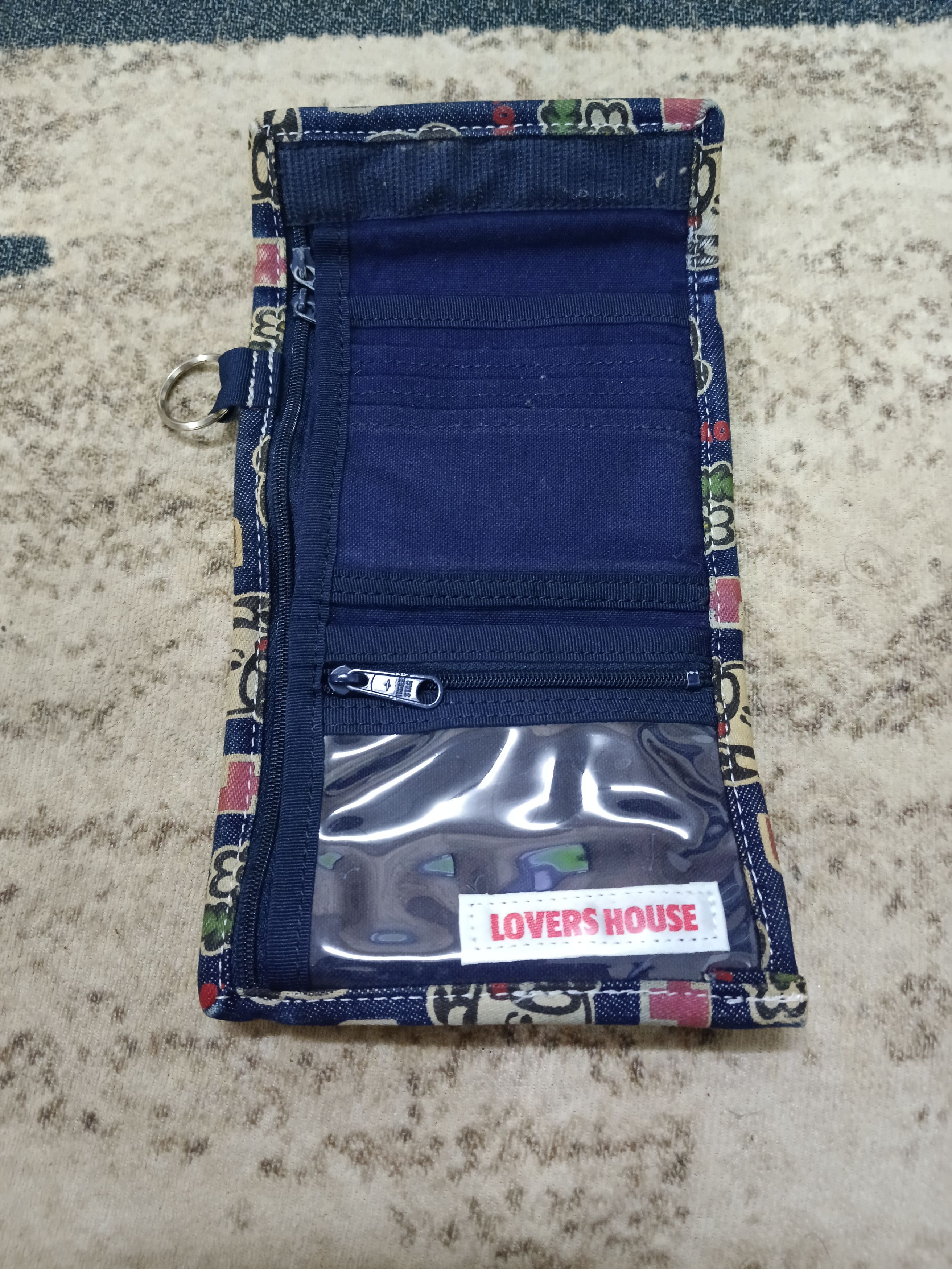 Super Lovers LOVER HOUSE DENIM FULLPRINT WALLET Size ONE SIZE - 6 Thumbnail