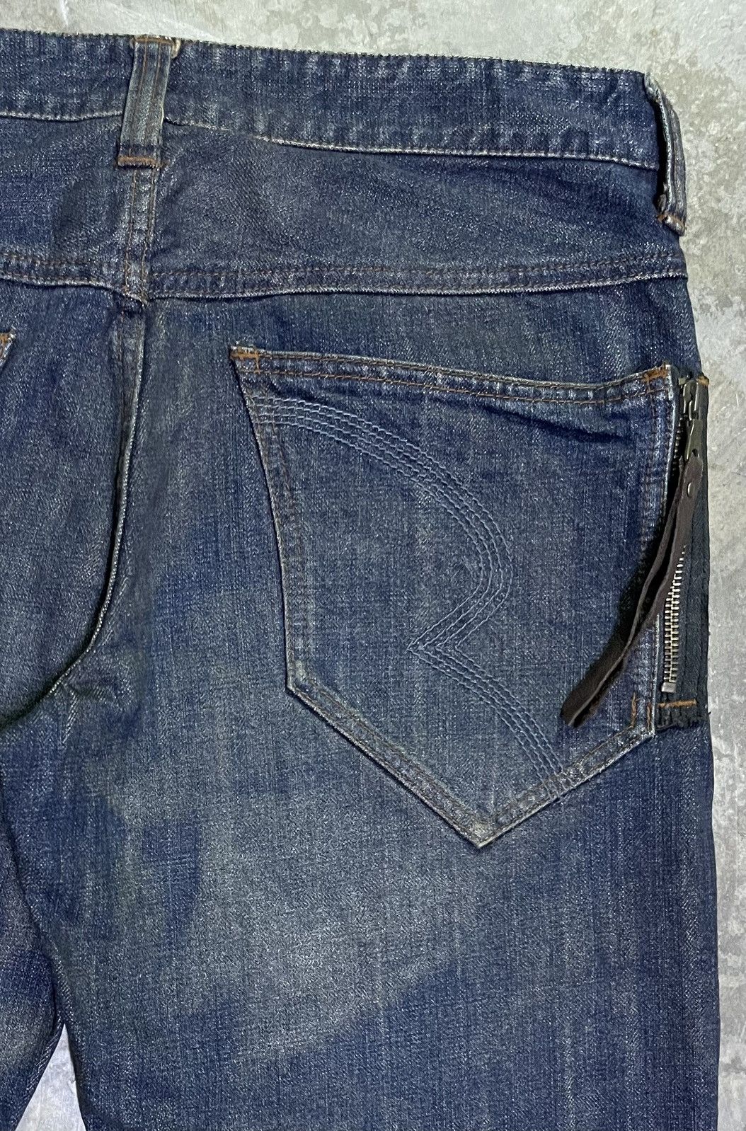 Japanese Brand × Obelisk Jeans Japan Lightning Wash Obelisk Size US 33 - 14 Thumbnail