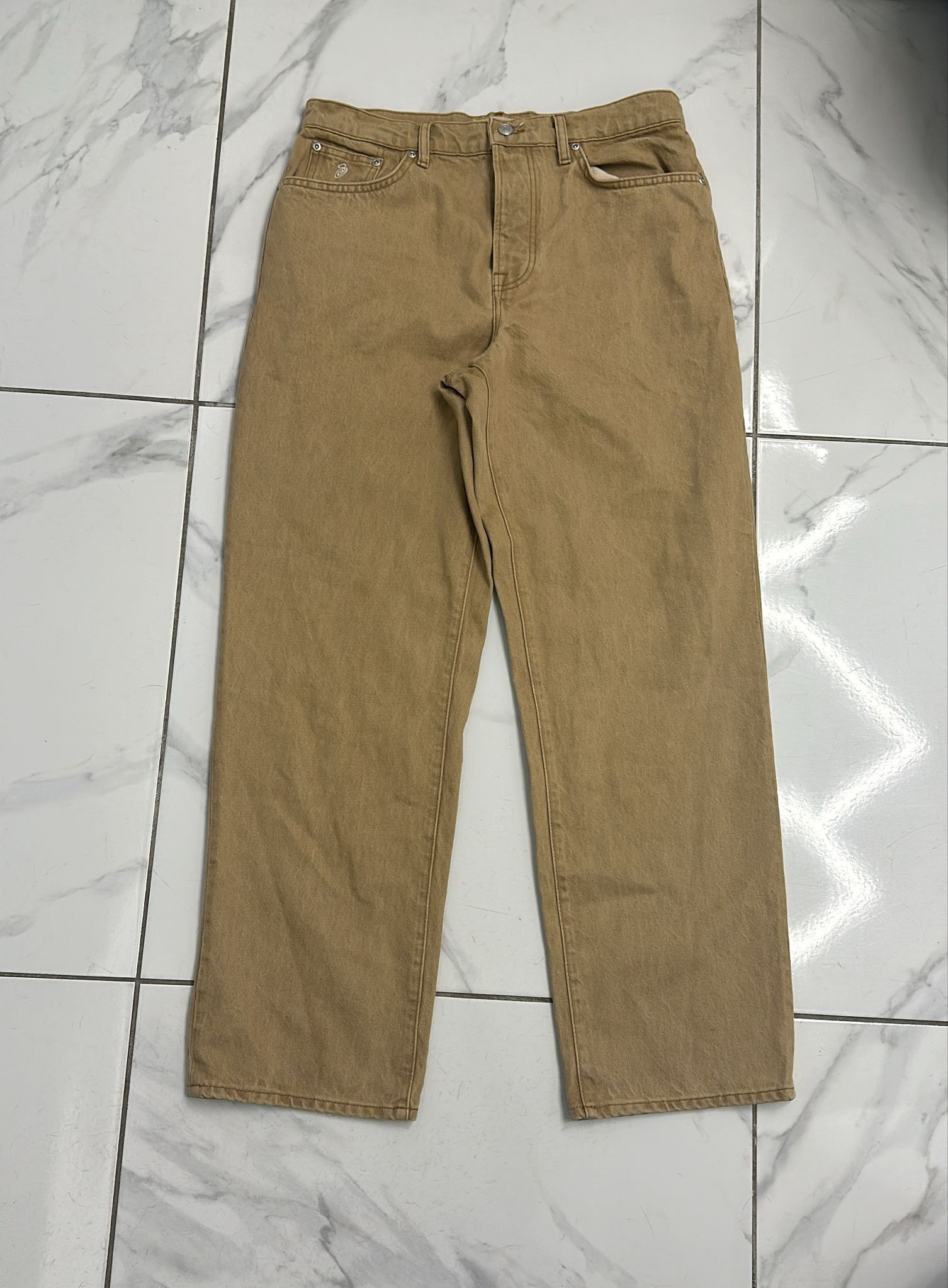 Stussy × Vintage Stüssy Big Ol Jean Sand Size 30 Size US 30 / EU 46 - 1 Thumbnail
