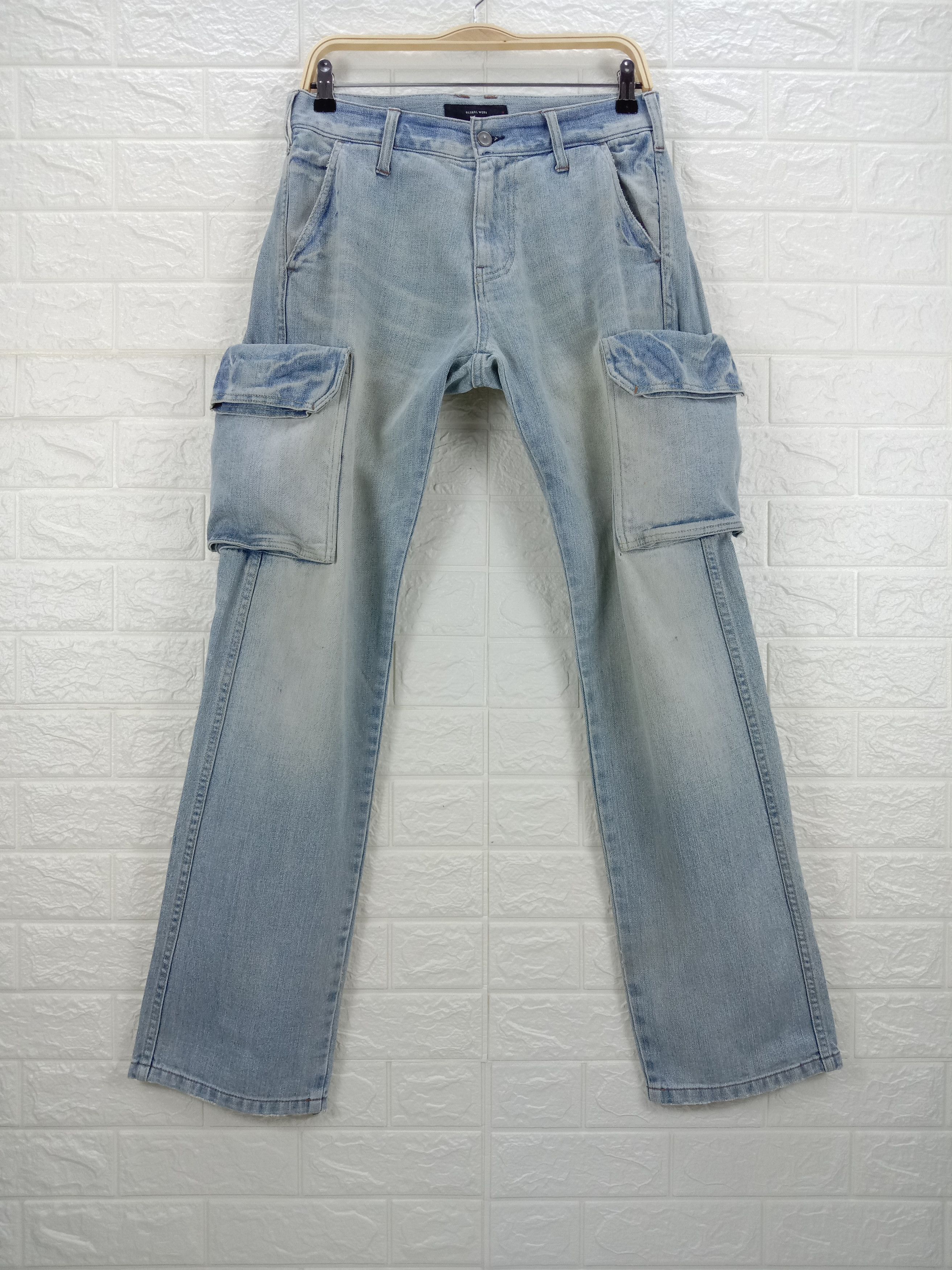 Vintage Global Work Multi Pocket Cargo Jeans