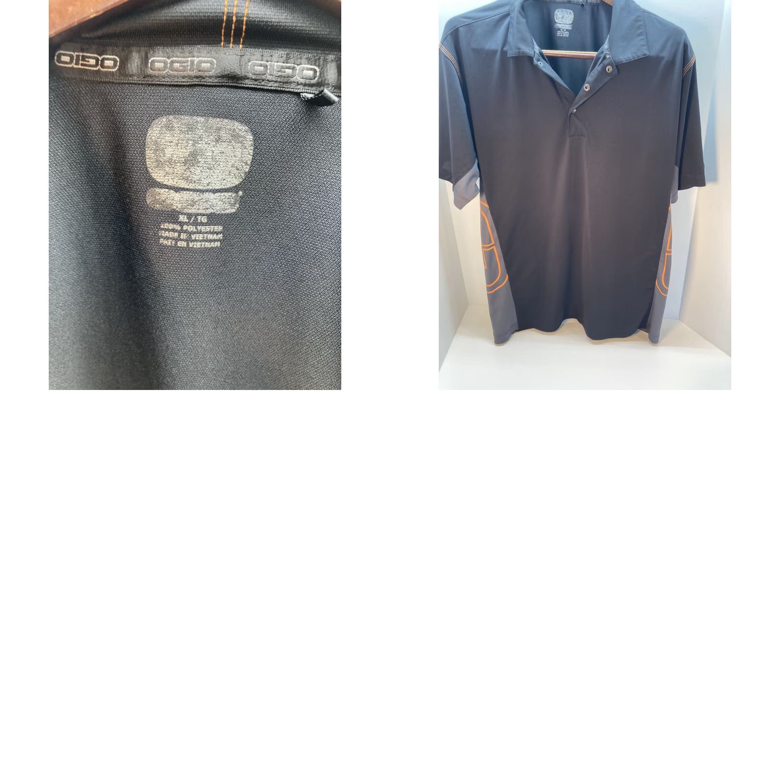 Vintage Ogio Polo Shirt Mens XL Black Short Sleeve Polyester Golf Free Shipping Free S/H Size US XL / EU 56 / 4 - 8 Thumbnail