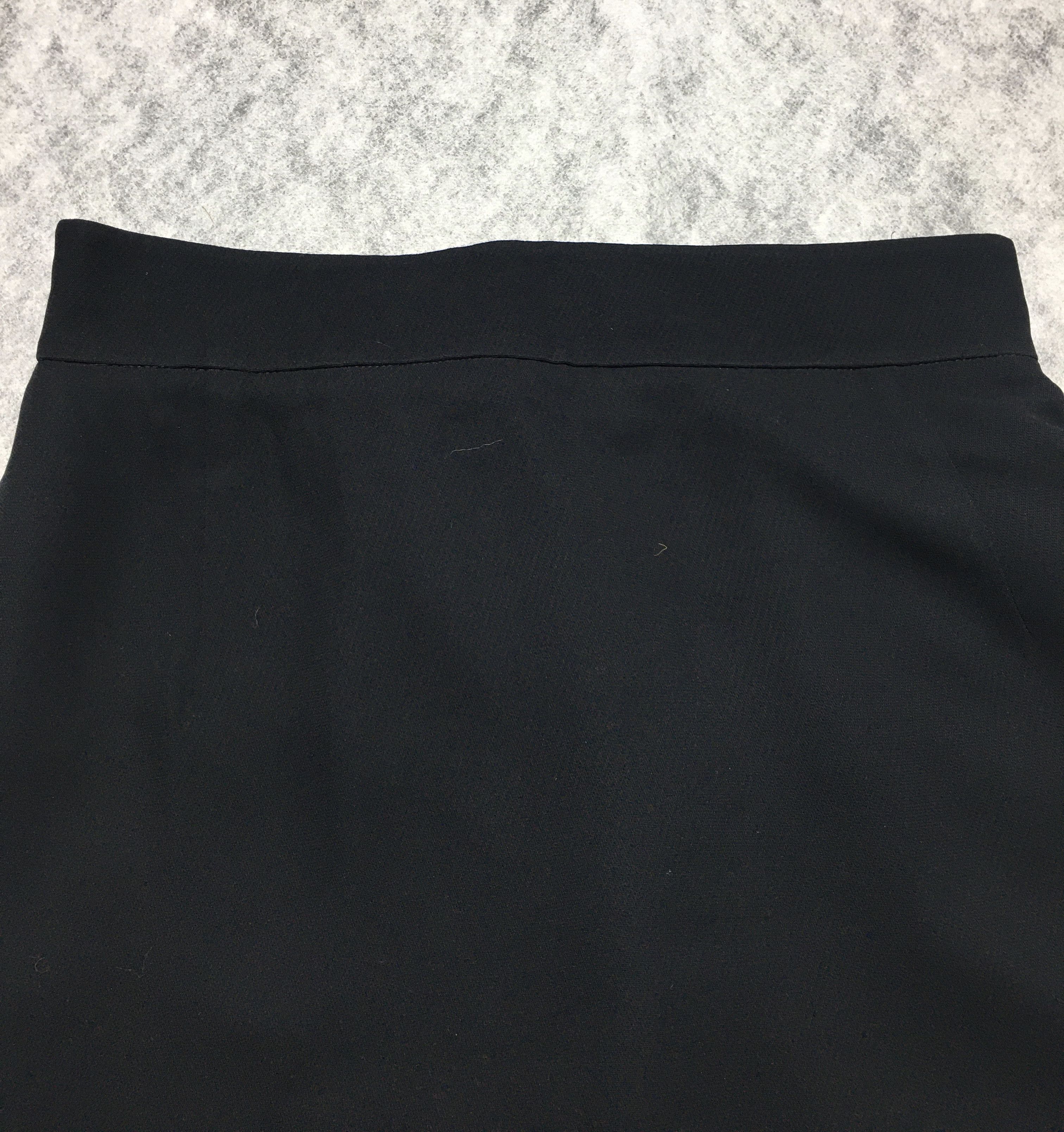 Hermes HERMES Paris Classic Pencil Black Skirt EU 36 Size 26" / US 2 / IT 38 - 6 Thumbnail