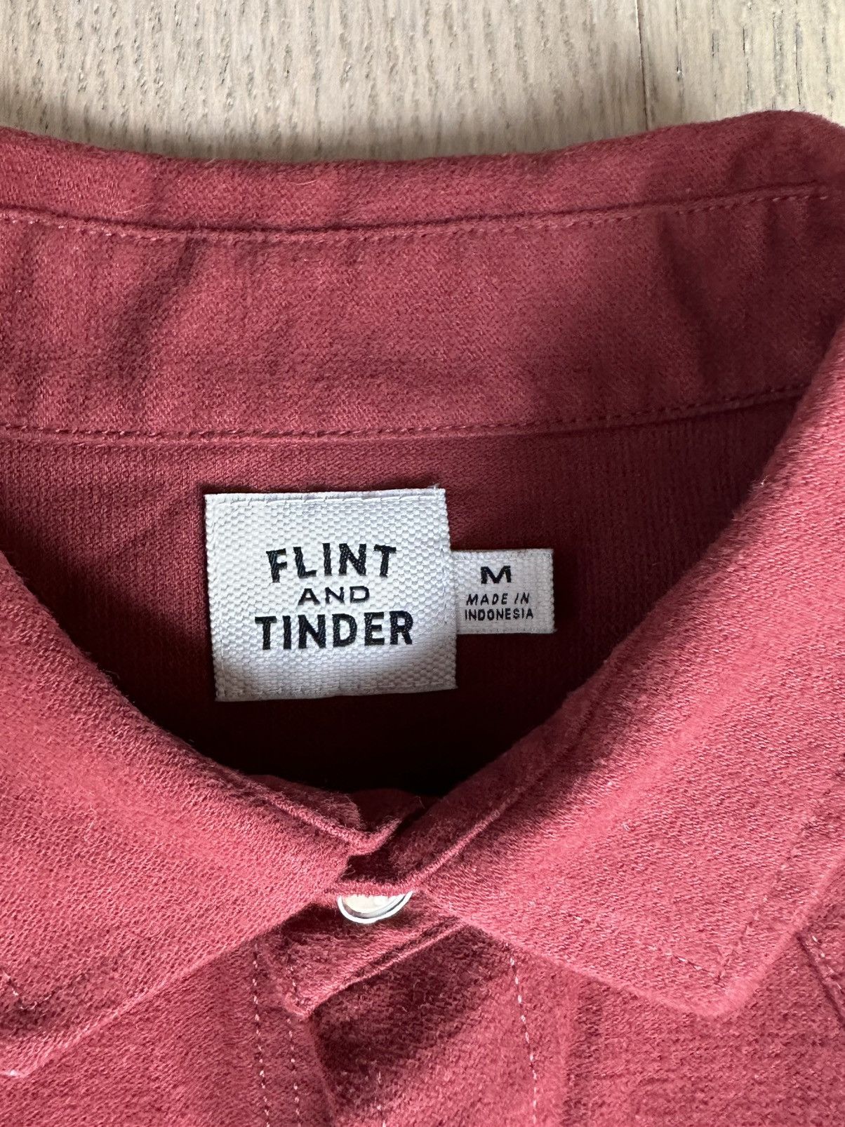 Flint And Tinder Red Flannel Western Button-Up Shirt Size US M / EU 48-50 / 2 - 3 Thumbnail
