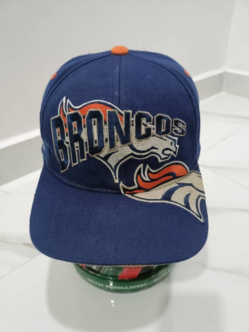 Rare Vtg 90s Broncos by Drew Pearson Embroidered Hat NFL