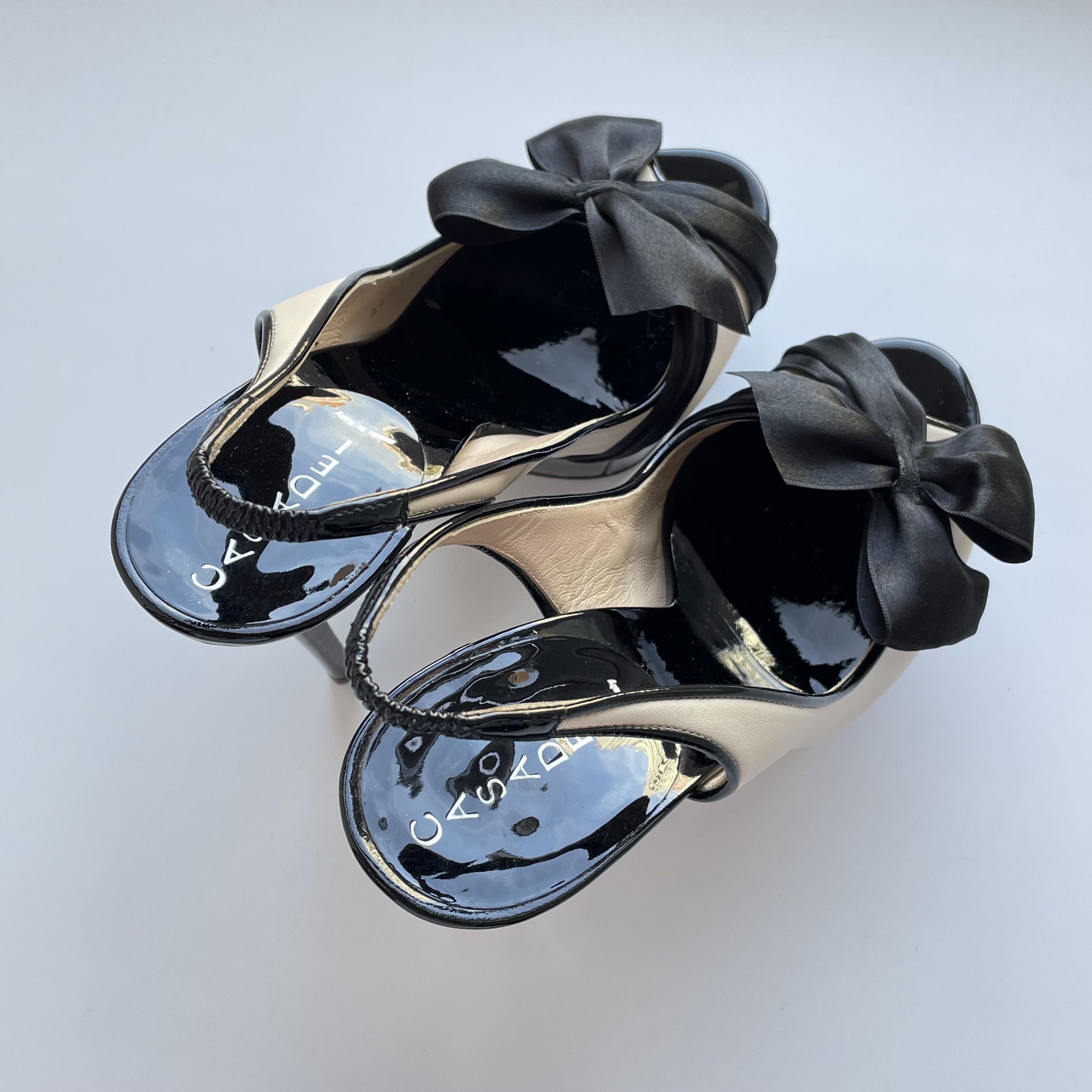 Casadei EUC Casadei 8,5 Women High Heel Platform Sandals Size US 8.5 / IT 38.5 - 8 Thumbnail