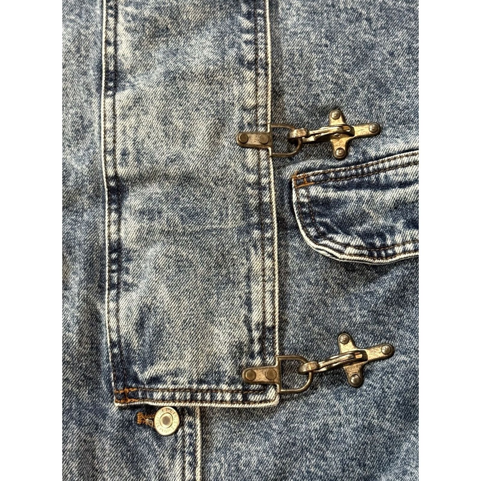 Vintage We The Free Coat Oversized Denim Barn Blue S Boys? Size S / US 4 / IT 40 - 7 Thumbnail