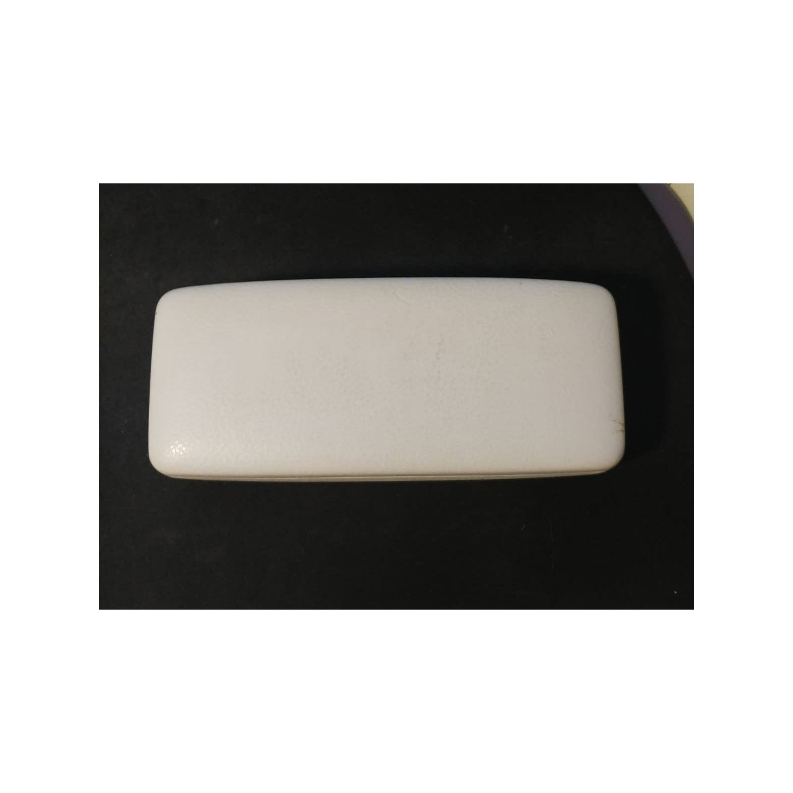 Versace Versace Eyeglass or Sunglass Felt Lined Hard Case White Size ONE SIZE - 4 Thumbnail