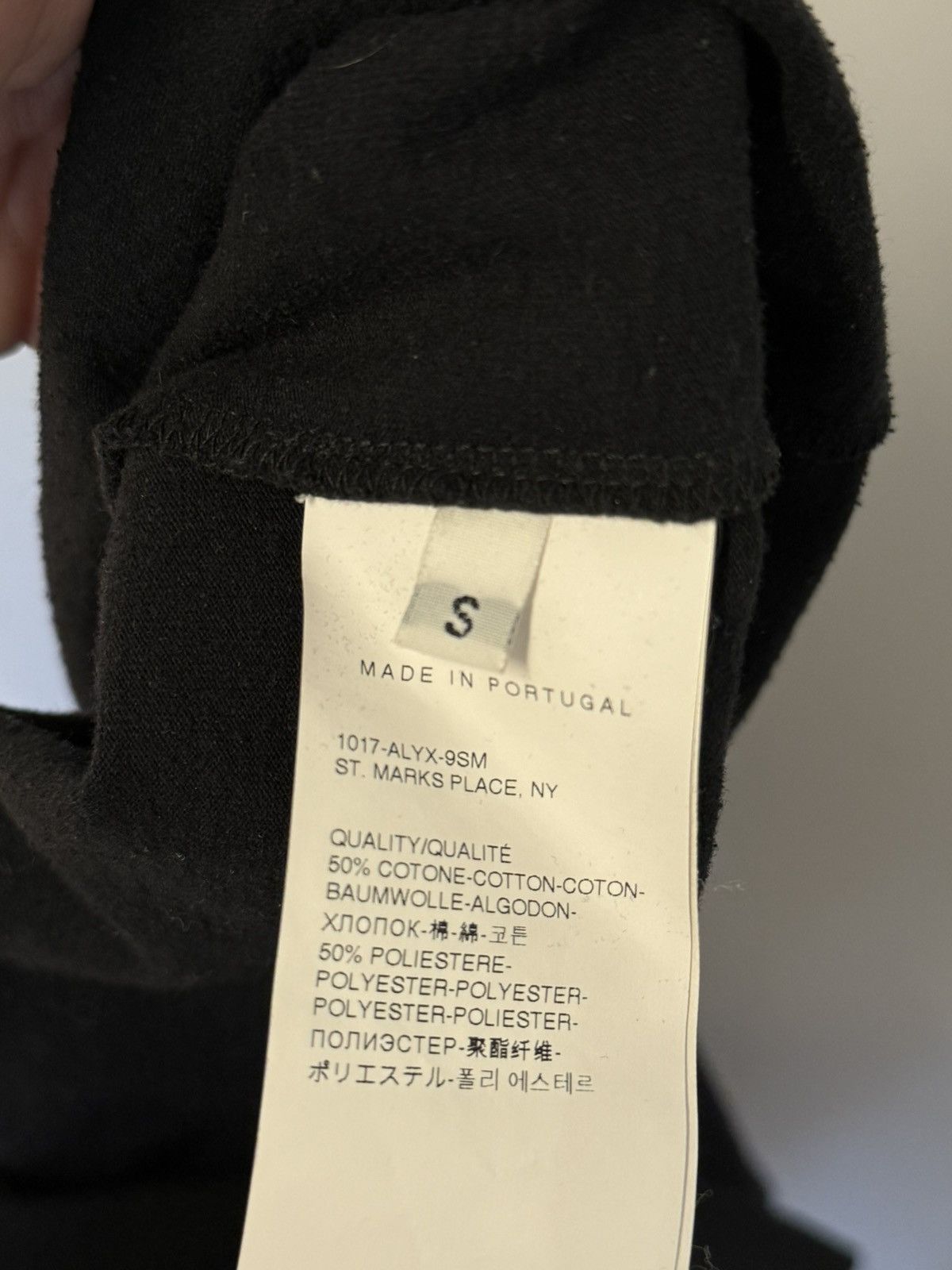 1017 ALYX 9SM Black ALYX Visual logo Turtleneck Size US S / EU 44-46 / 1 - 4 Thumbnail