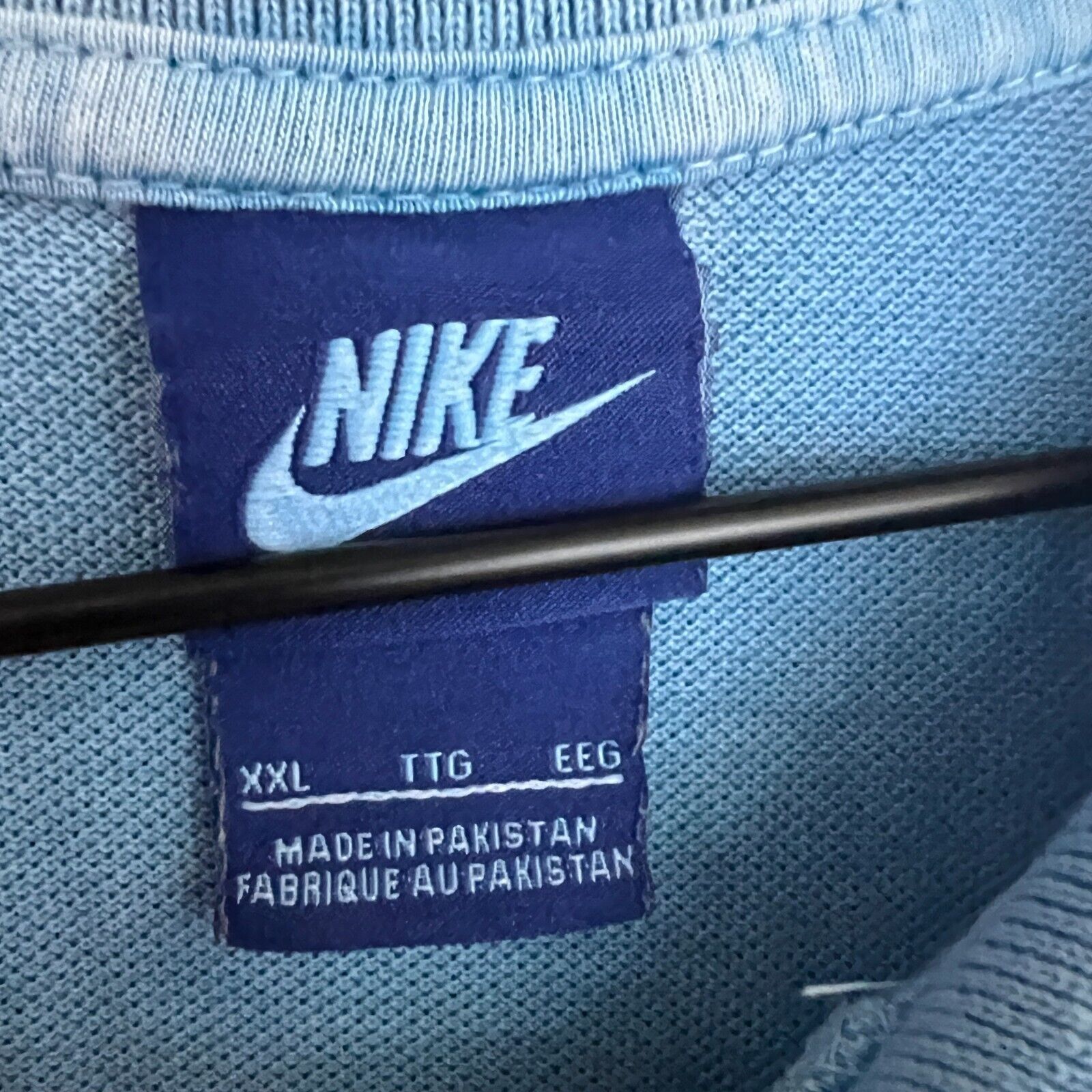 Nike Vintage 80s Nike Blue Tag Men's Blue Golf Polo Shirt XXL Size US XXL / EU 58 / 5 - 4 Thumbnail