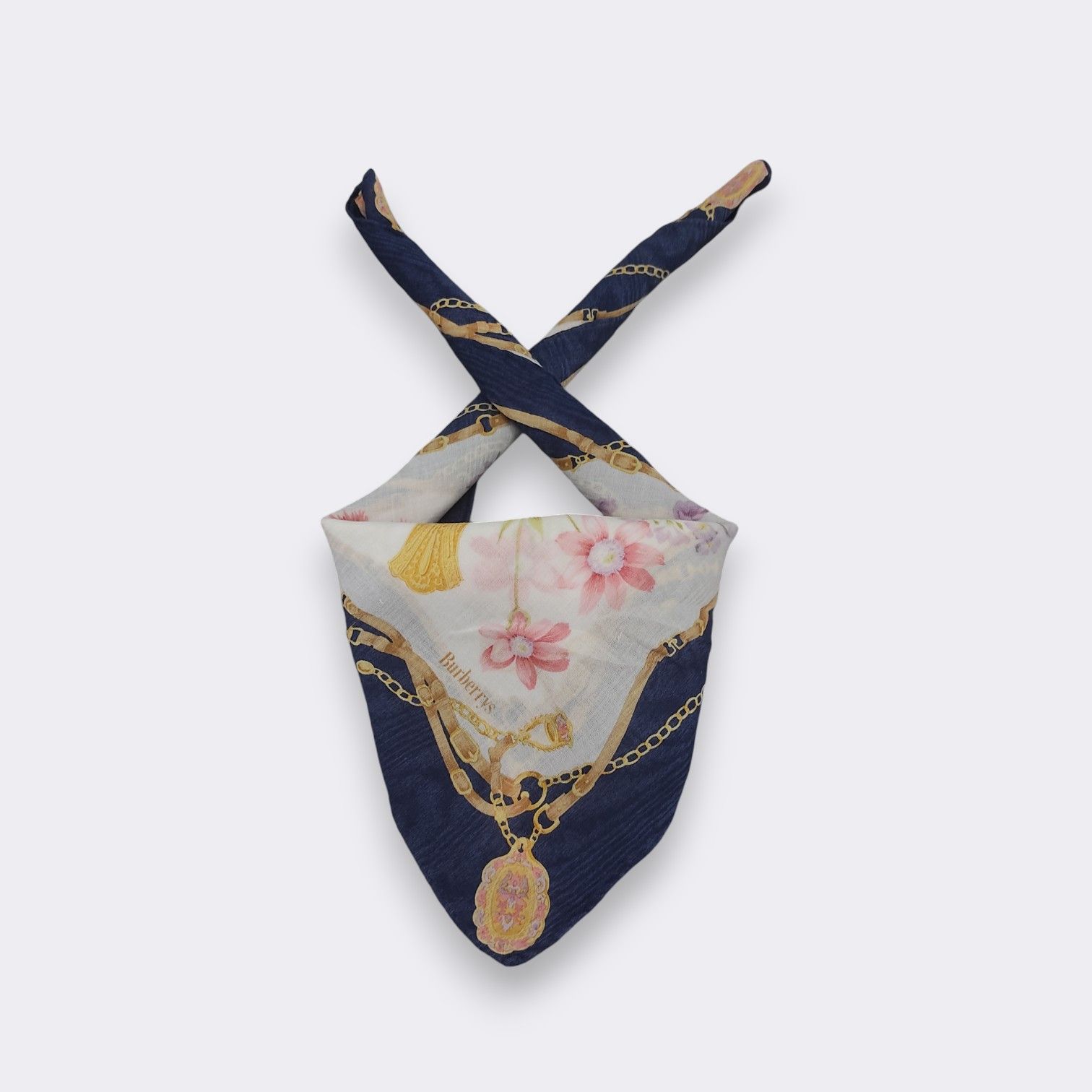 Burberry Vintage Burberry Handkerchief Neckerchief Bandana H273M Size ONE SIZE - 2 Thumbnail