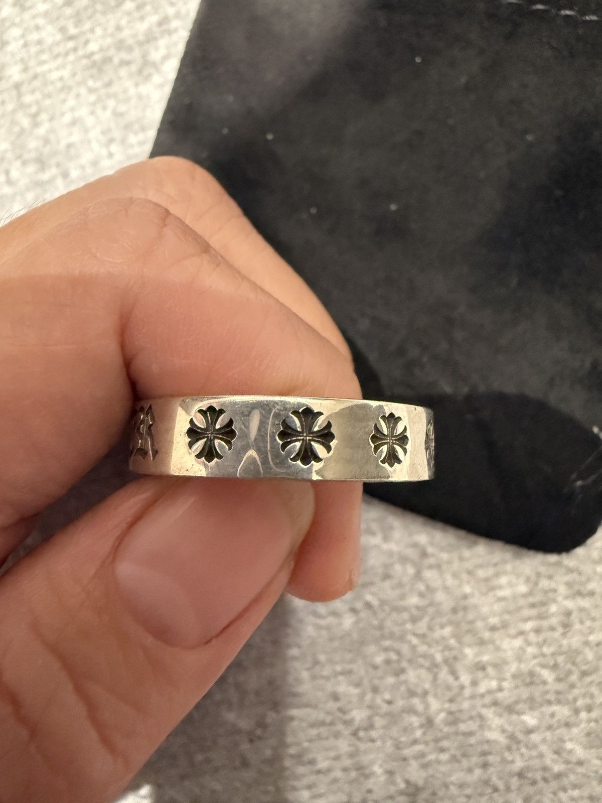 Chrome Hearts SPACER FOREVER ring size 12