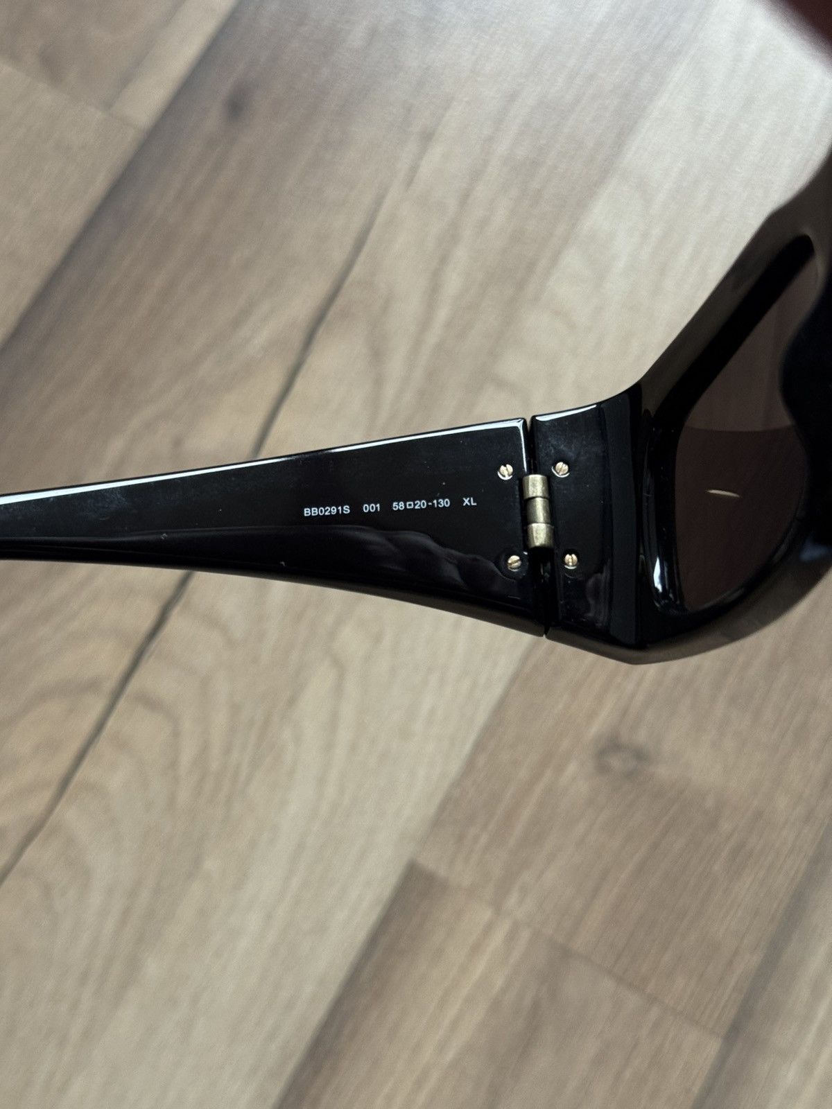 Balenciaga Balenciaga BB0291S Black/Gold Sunglasses Size ONE SIZE - 8 Thumbnail