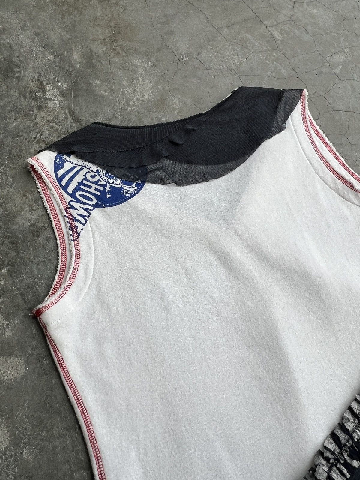 Issey Miyake Issey Miyake FW2004 Frilled Tank Top Size S / US 4 / IT 40 - 6 Thumbnail