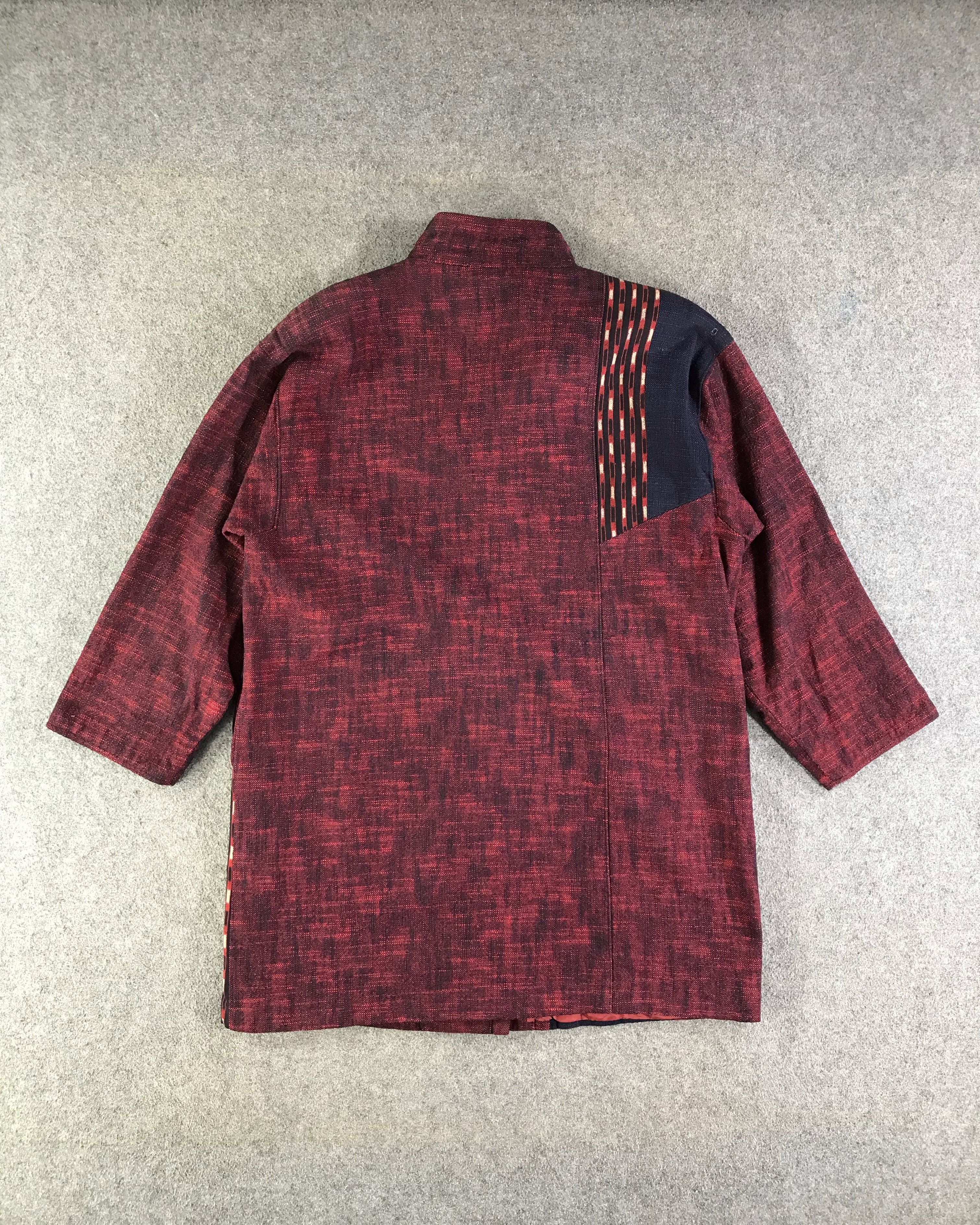 Japanese Brand Vintage Japanese Brand Patchwork Button Up Long Jacket JC271 Size US L / EU 52-54 / 3 - 3 Thumbnail