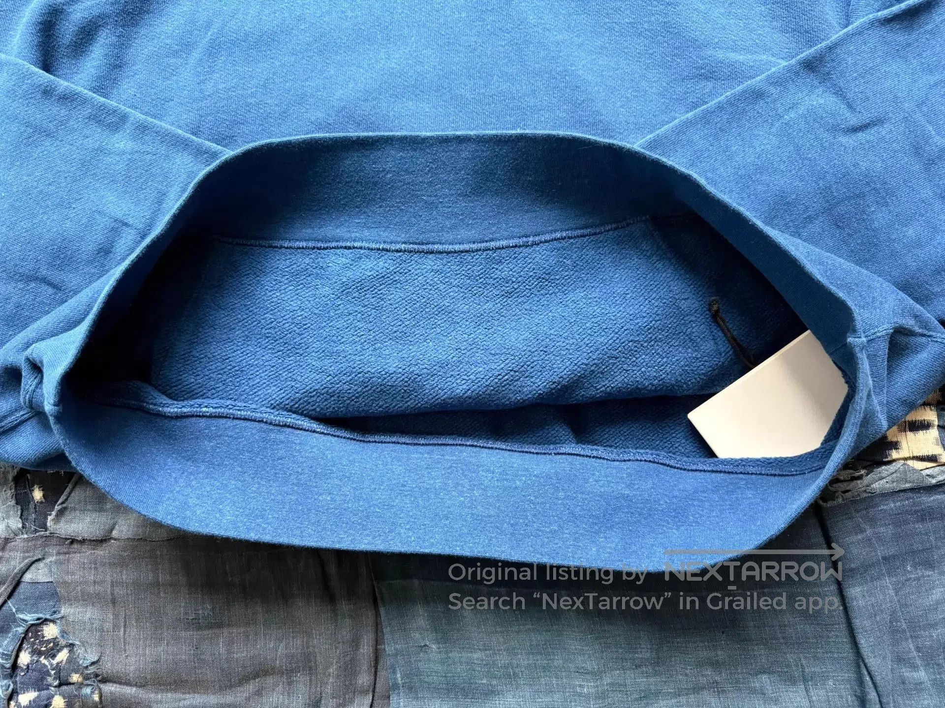 Visvim Blue Hoodie with Front Pocket . Size US M / EU 48-50 / 2 - 8 Thumbnail