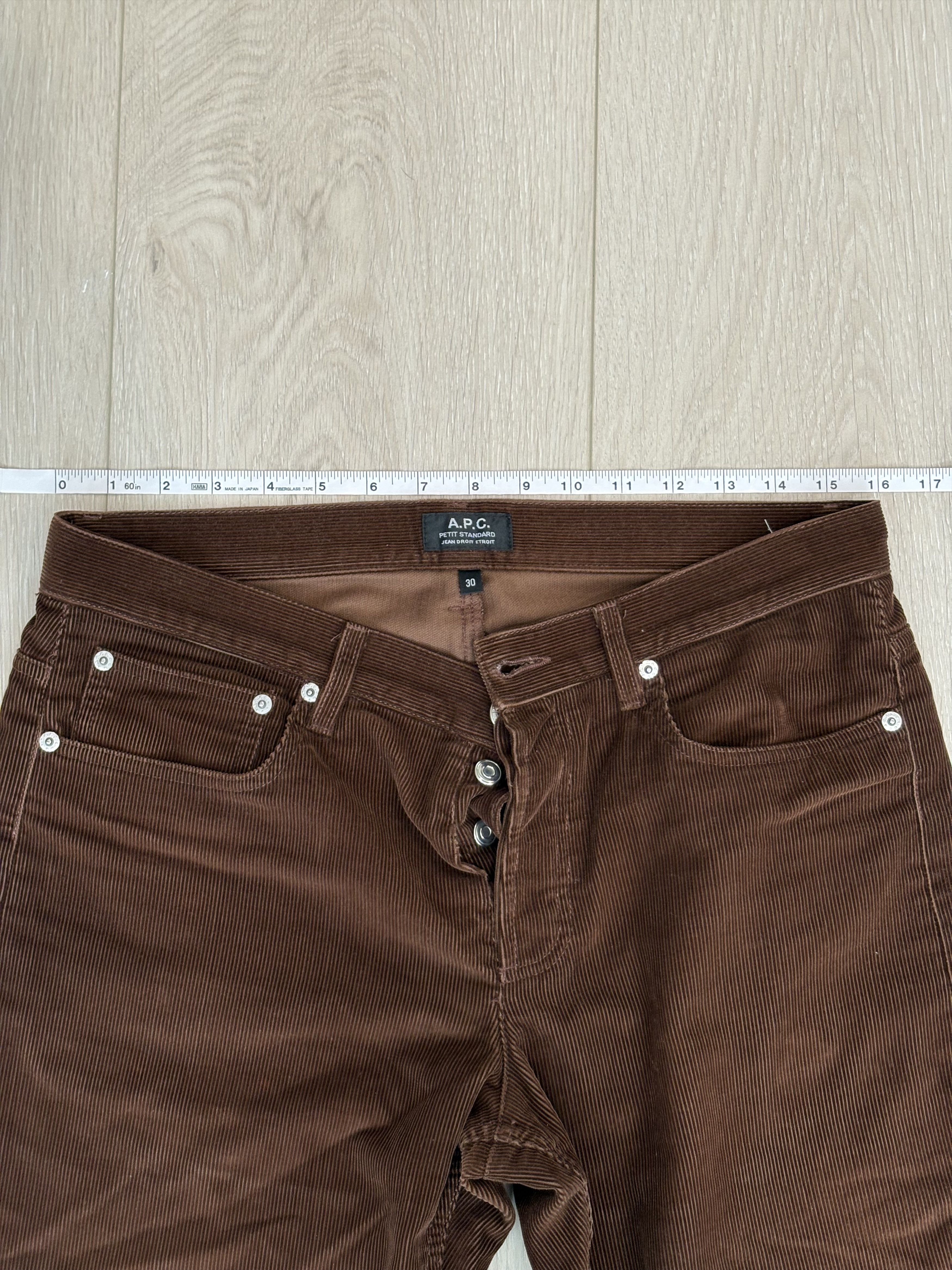A.P.C. Petit Standard Corduroy Jeans Size US 30 / EU 46 - 2 Thumbnail