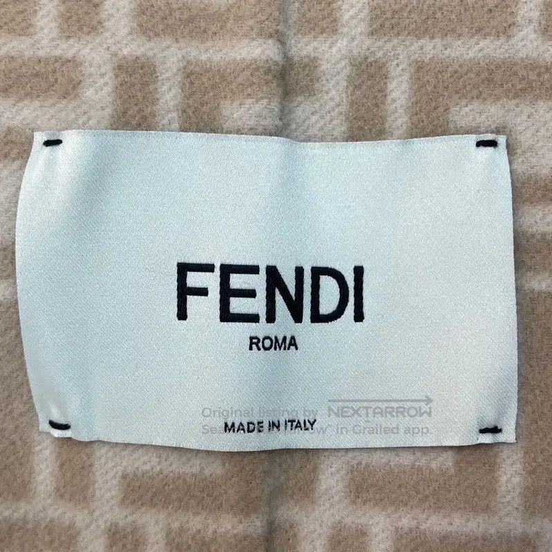 Fendi Fendi Khaki Wool Long Coat for Women . Size XL / US 12-14 / IT 48-50 - 5 Thumbnail