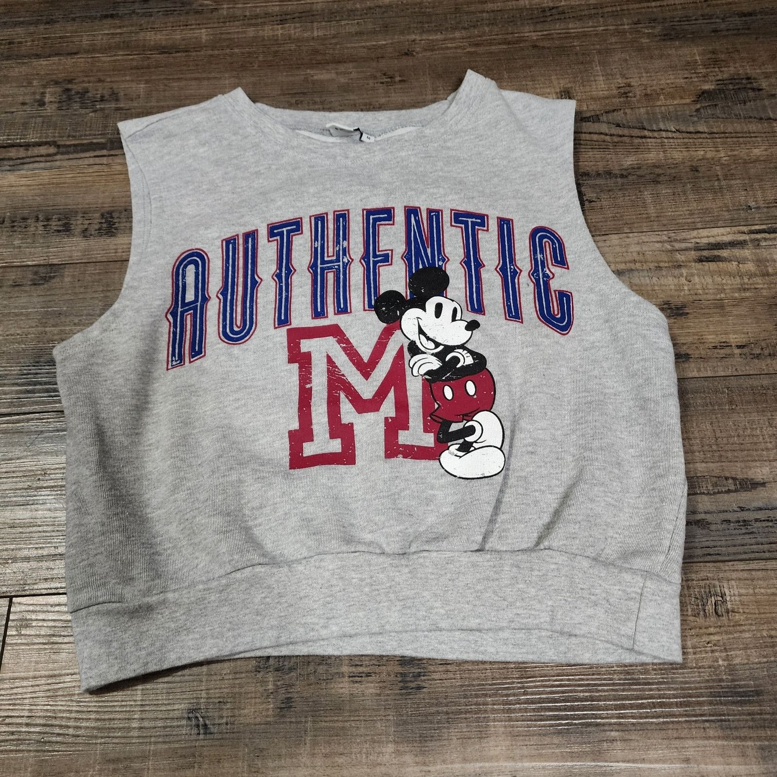 Disney Mickey Mouse sleeveless sweatshirt size medium 2273 Size M / US 6-8 / IT 42-44 - 1 Thumbnail
