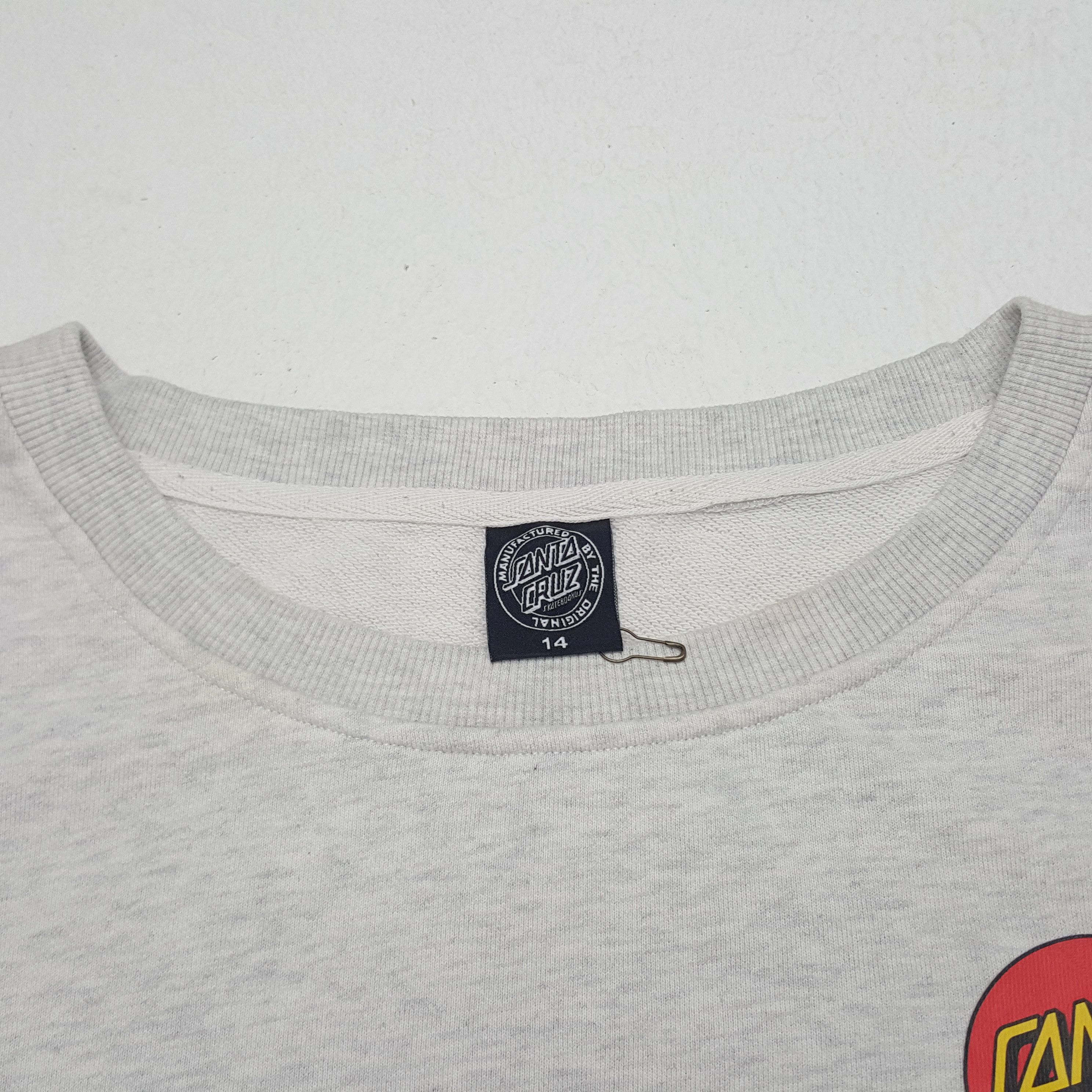 Santa Cruz Skateboards × Vintage Vintage Santa Cruz Skateboards Style Sweatshirt Size US XL / EU 56 / 4 - 5 Thumbnail