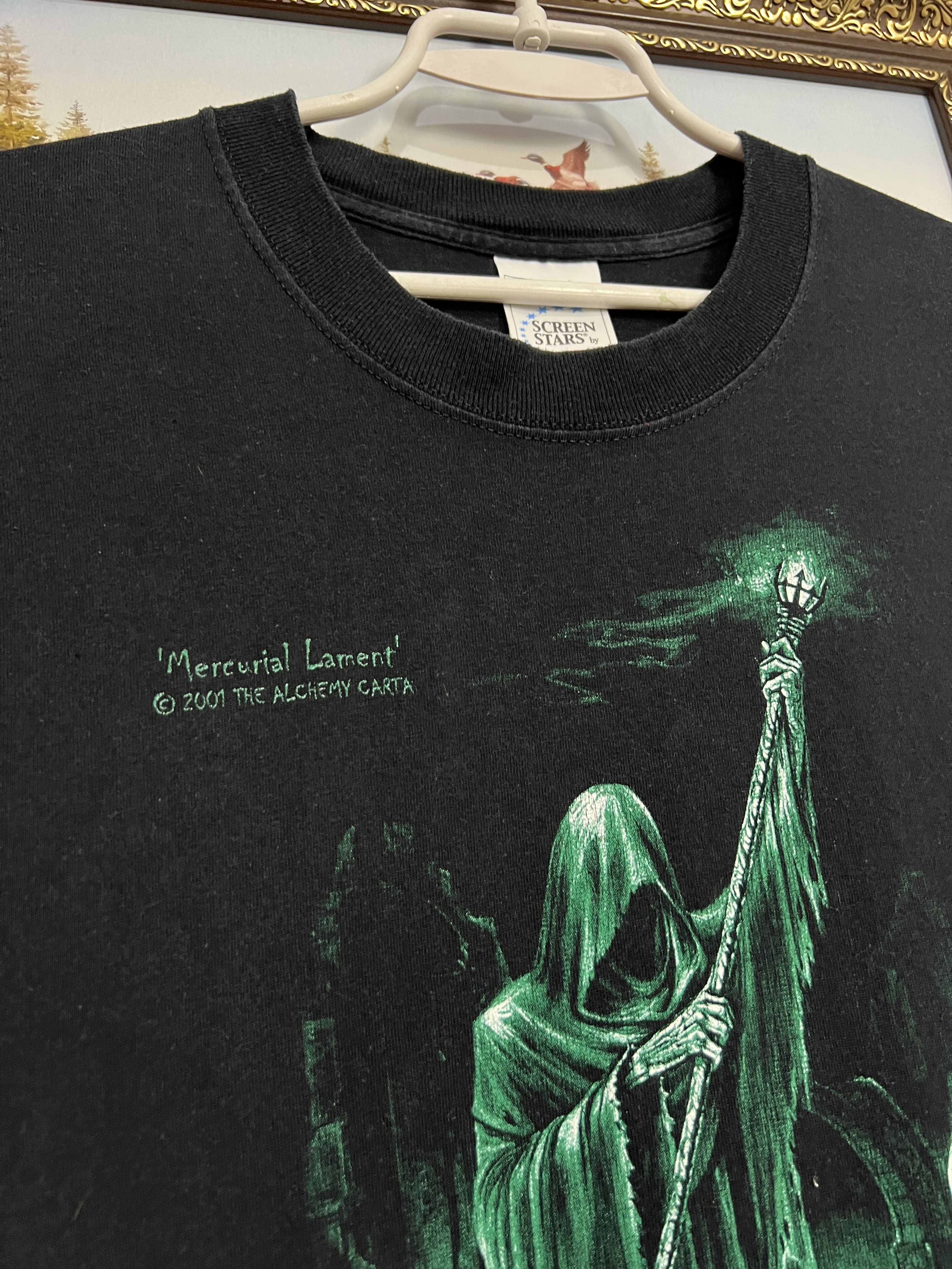 Vintage Alchemy Gothic Mercurial Lament Metal Tee Shirt Over Print Size US XL / EU 56 / 4 - 4 Thumbnail