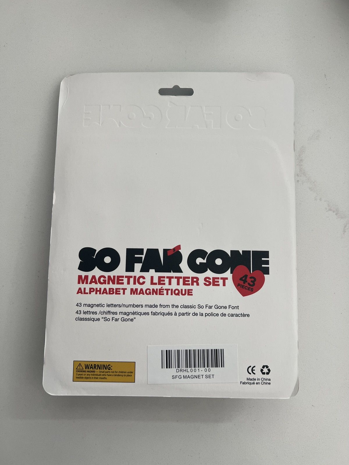 Drake DRAKE OVO SO FARE GONE MAGNETIC LETTER SET ITS ALL A BLUR Size ONE SIZE - 2 Thumbnail