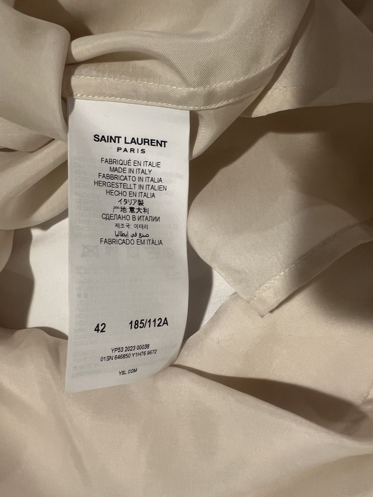 Saint Laurent Paris Saint Laurent twill shirt. 42/16.5. $990 Size US XL / EU 56 / 4 - 10 Thumbnail