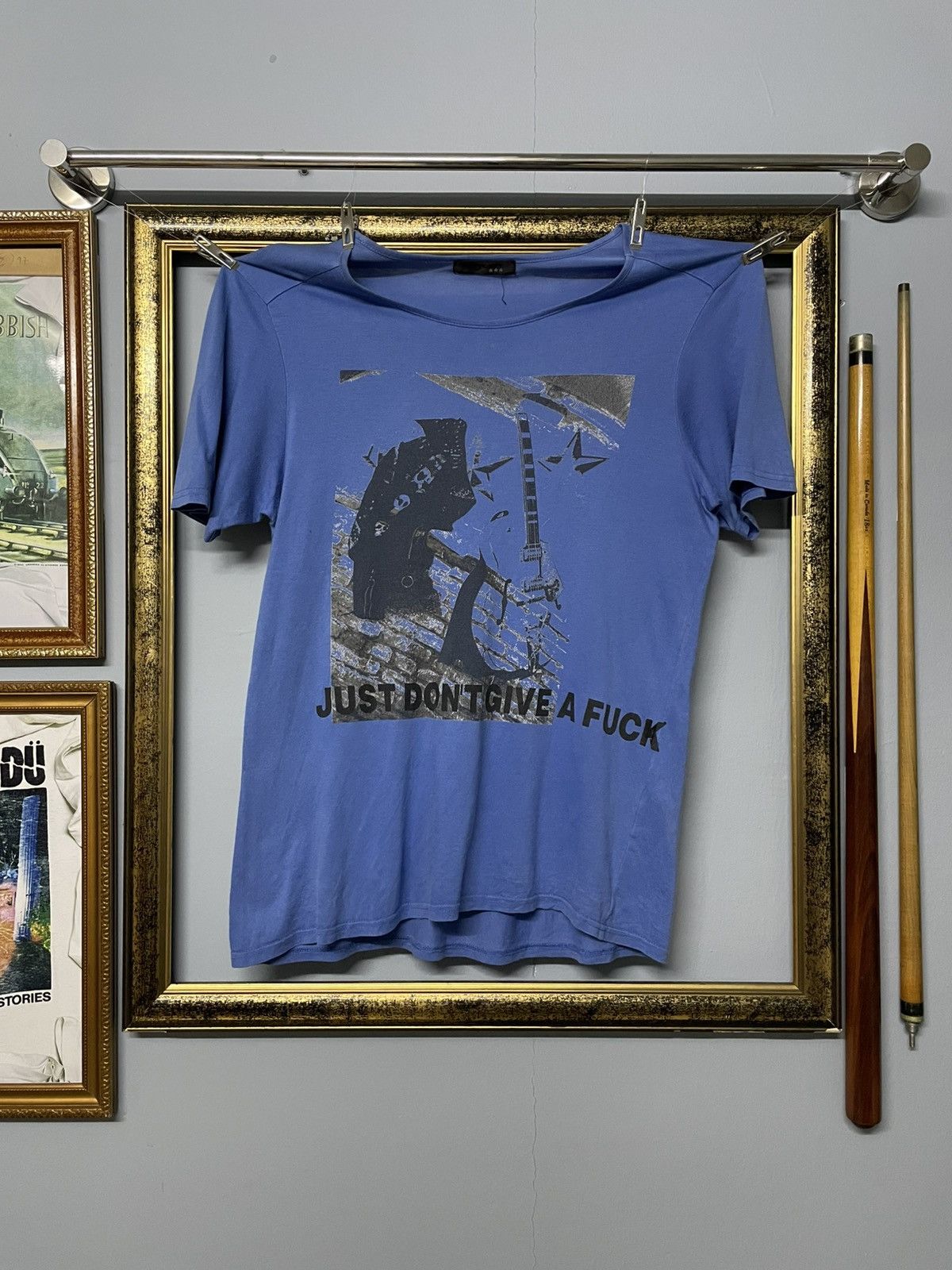 Japanese Brand Vintage 1990s Japan Boycott - Just Dont Give A Fuck Tshirt Size US S / EU 44-46 / 1 - 1 Thumbnail