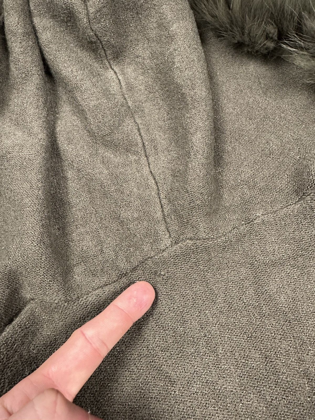 If Six Was Nine × Japanese Brand × Le Grande Bleu (L.G.B.) Vintage Y2K Faux Fur Viscose Hooded Cardigan Sweater Size US L / EU 52-54 / 3 - 13 Thumbnail